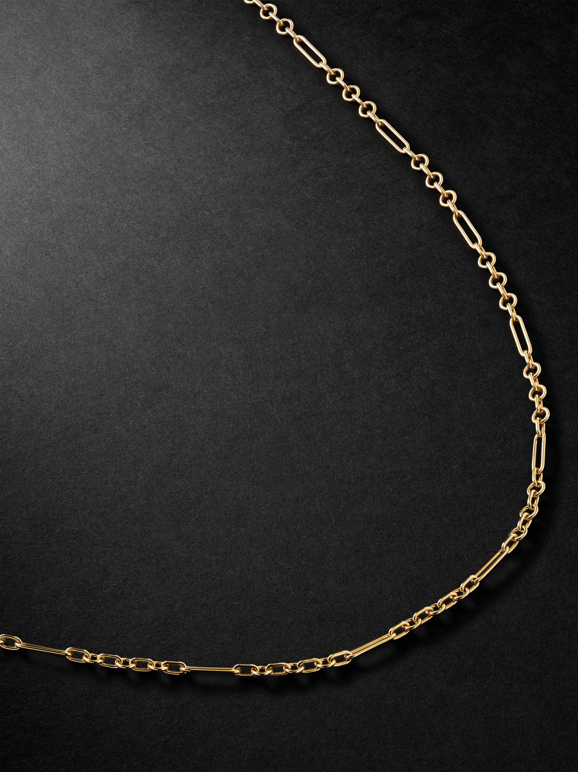 Foundrae Mixed Clip Gold Chain Necklace