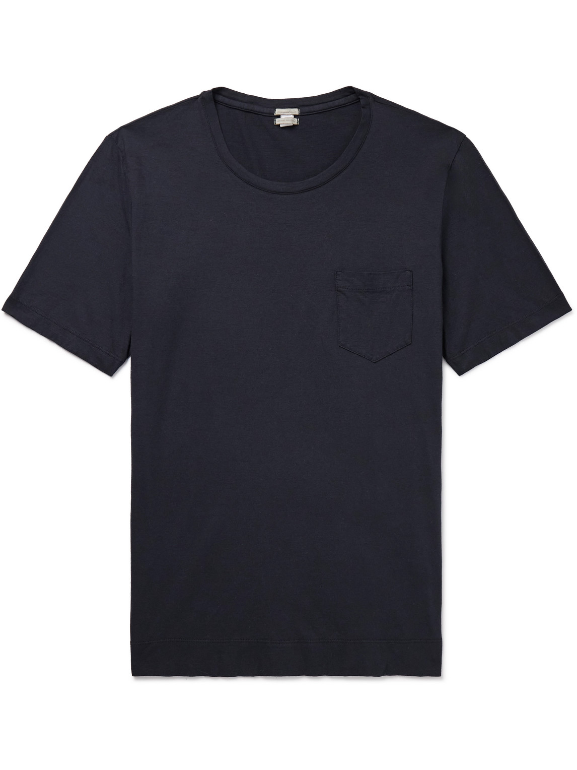 Shop Massimo Alba Panarea Cotton-jersey T-shirt In Black
