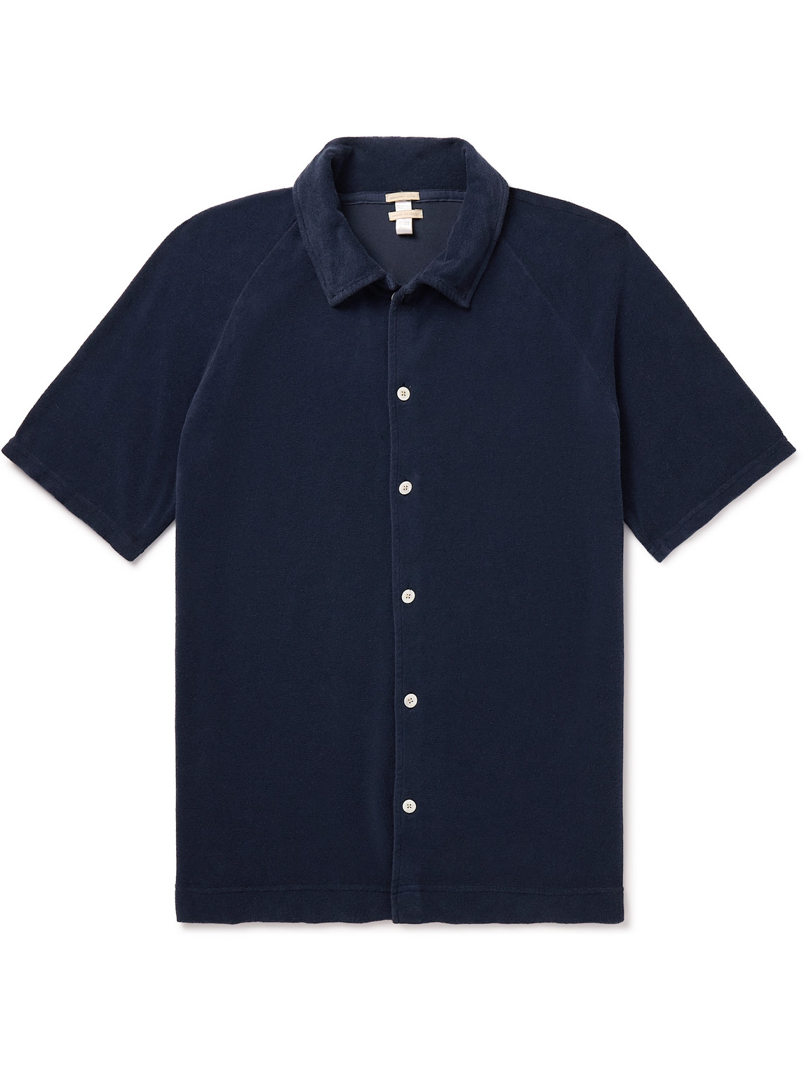 Massimo Alba - Cruiser Cotton-Blend Terry Shirt - Men - Blue - XXL