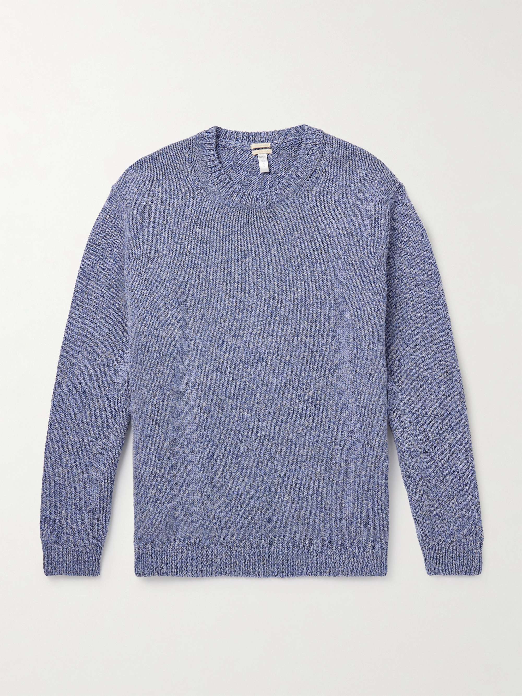 MASSIMO ALBA Billy Cotton and Linen-Blend Sweater for Men MASSIMO ALBA Billy Cotton and Linen-Blend Sweater for Men