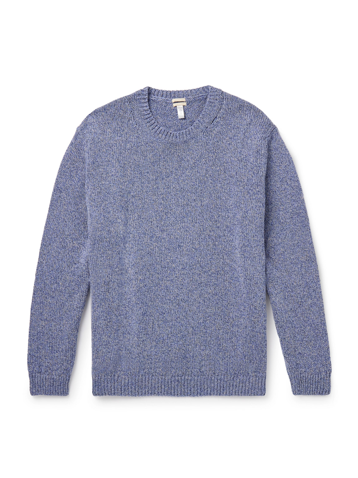 Massimo Alba - Billy Cotton and Linen-Blend Sweater - Men - Blue - S