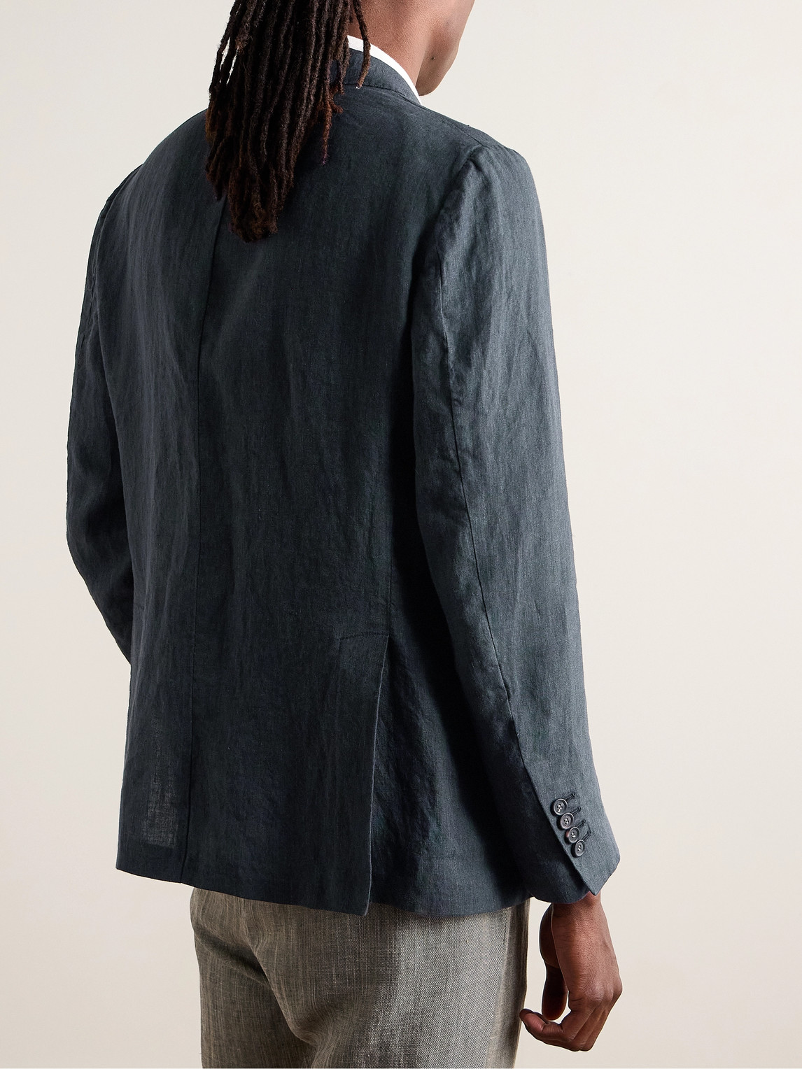 Massimo Alba - Catch2 Linen Blazer - Men - Gray - It 52 