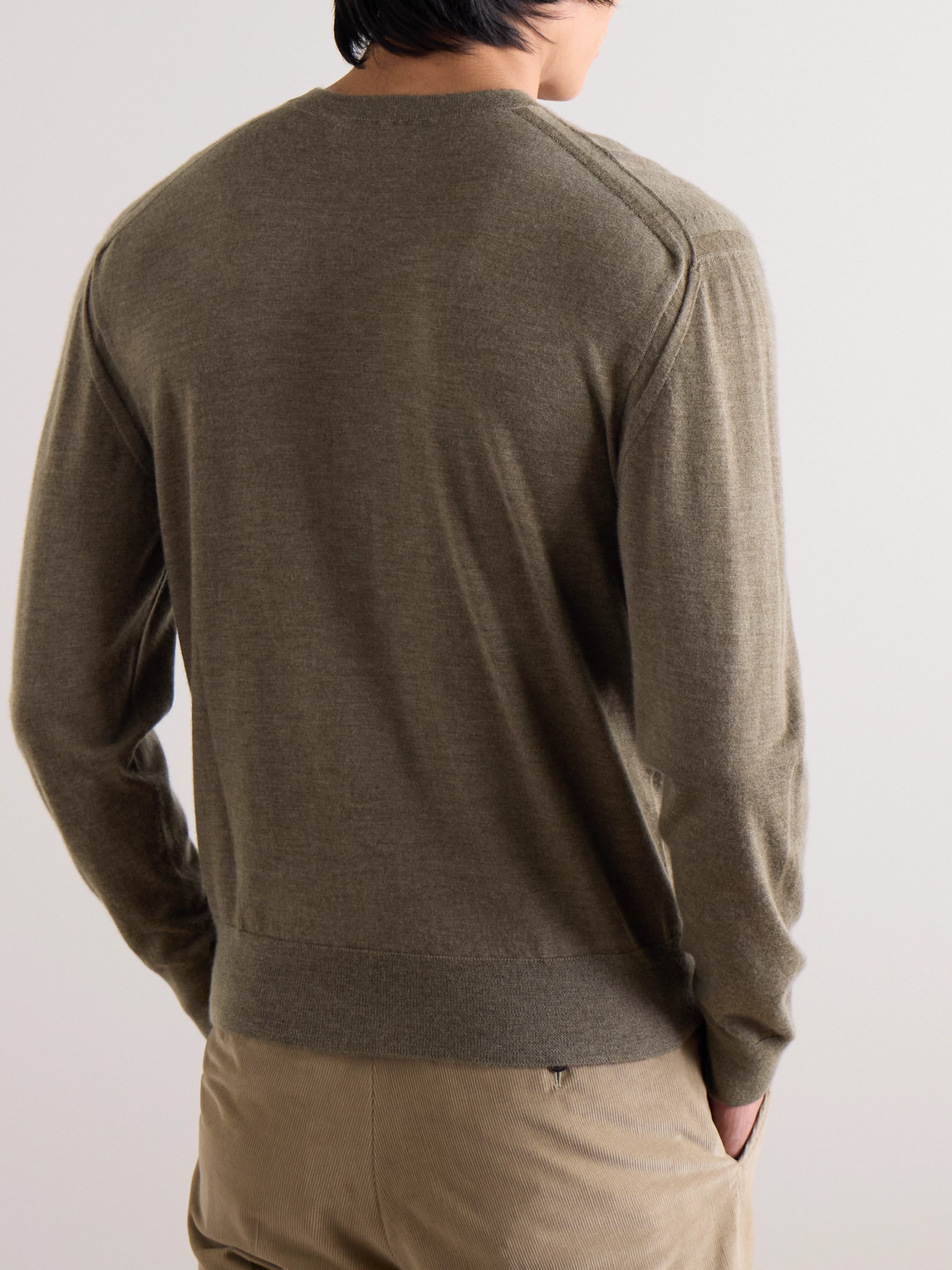 Shop Purdey Cashmere Sweater In Brown