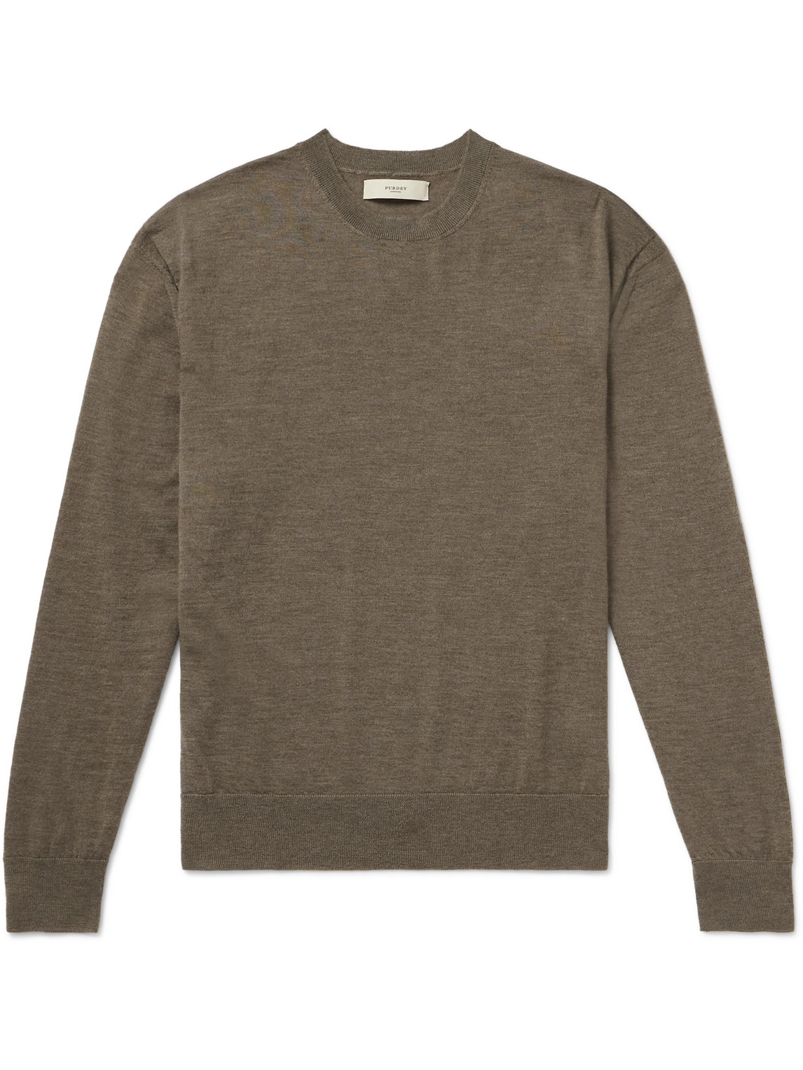Purdey Cashmere Jumper In Brown