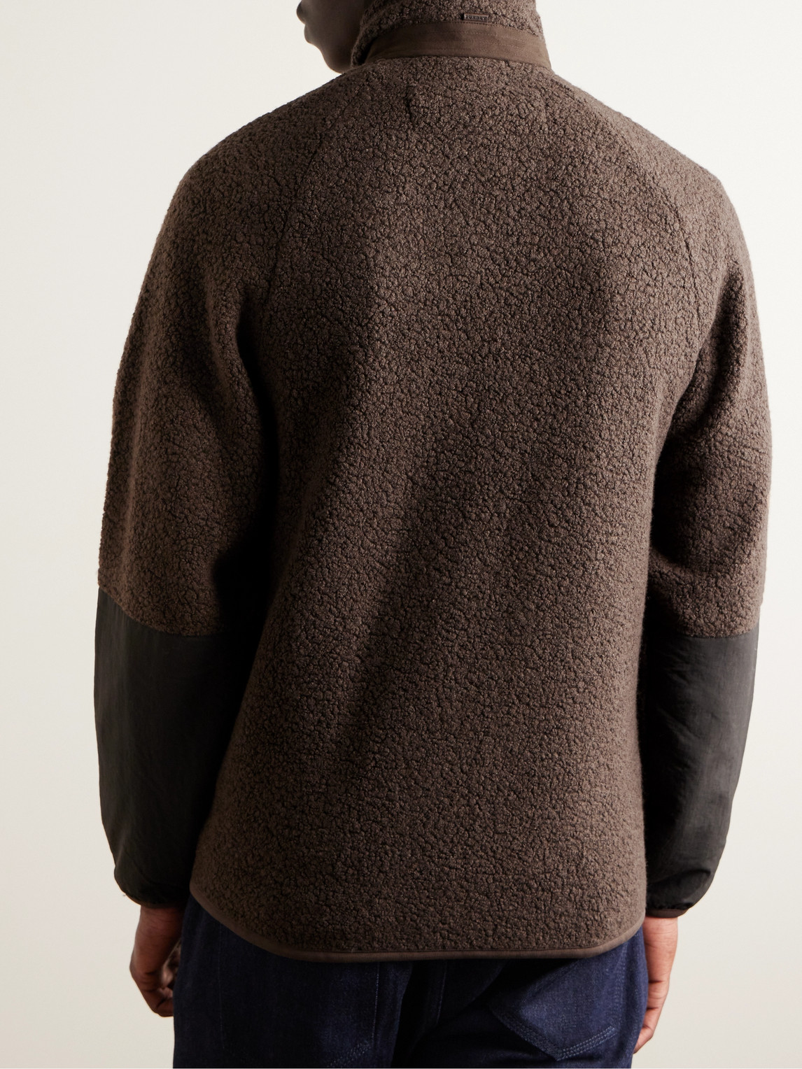 Purdey Shell-trimmed Bouclé Jacket In Brown