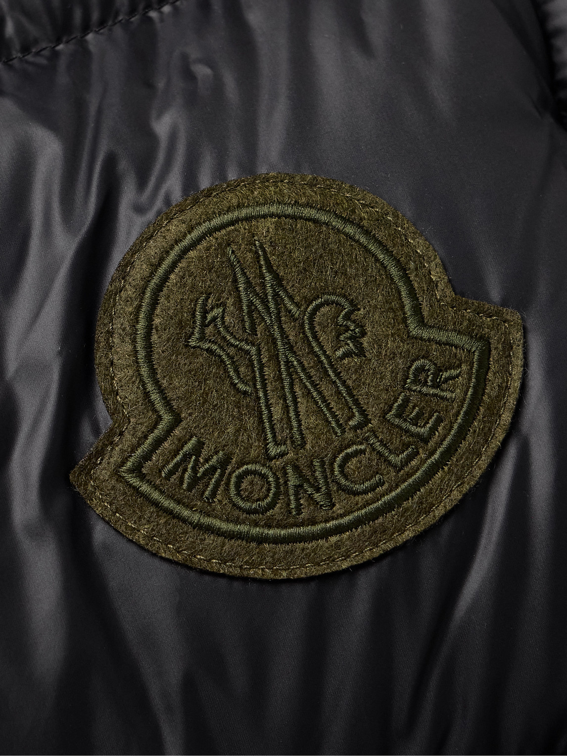 Moncler Cyclone 2-in-1 Short Down Jacket Blue In Black