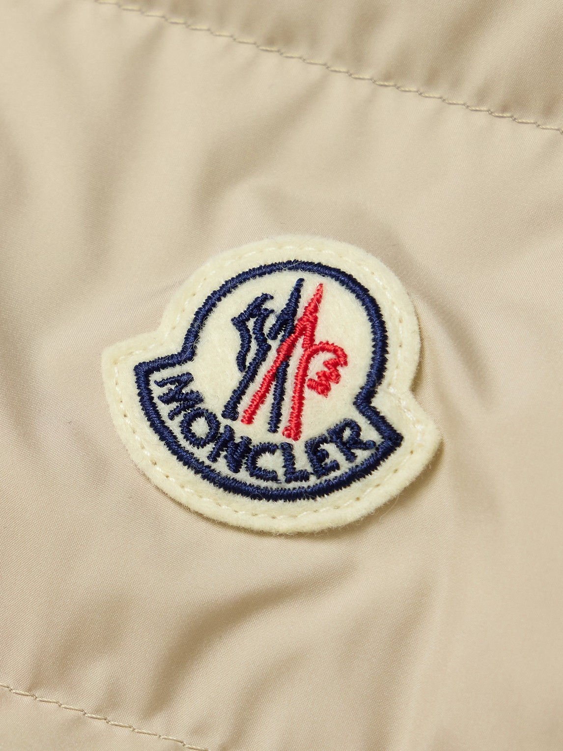 Moncler Contrin Quilted Shell Gilet In Neutrals