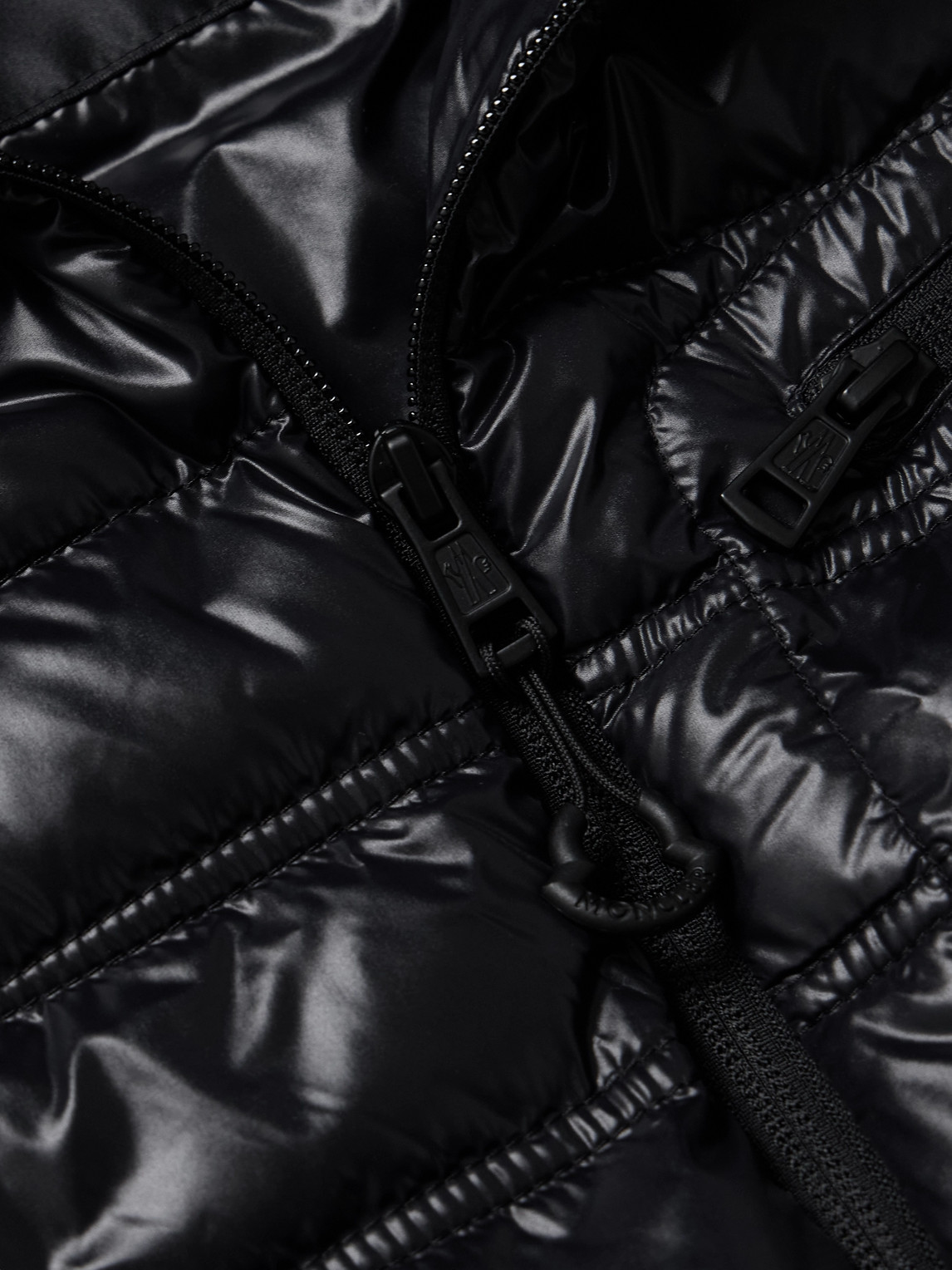 Moncler Levanter Quilted Shell Down Jacket In Black