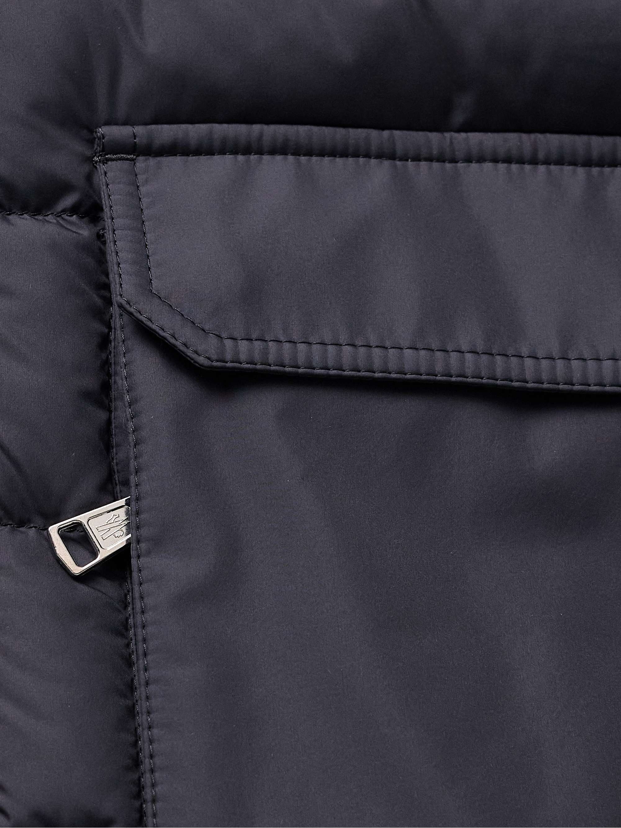 MONCLER Fazzon Logo-Appliquéd Quilted Shell Down Jacket for
