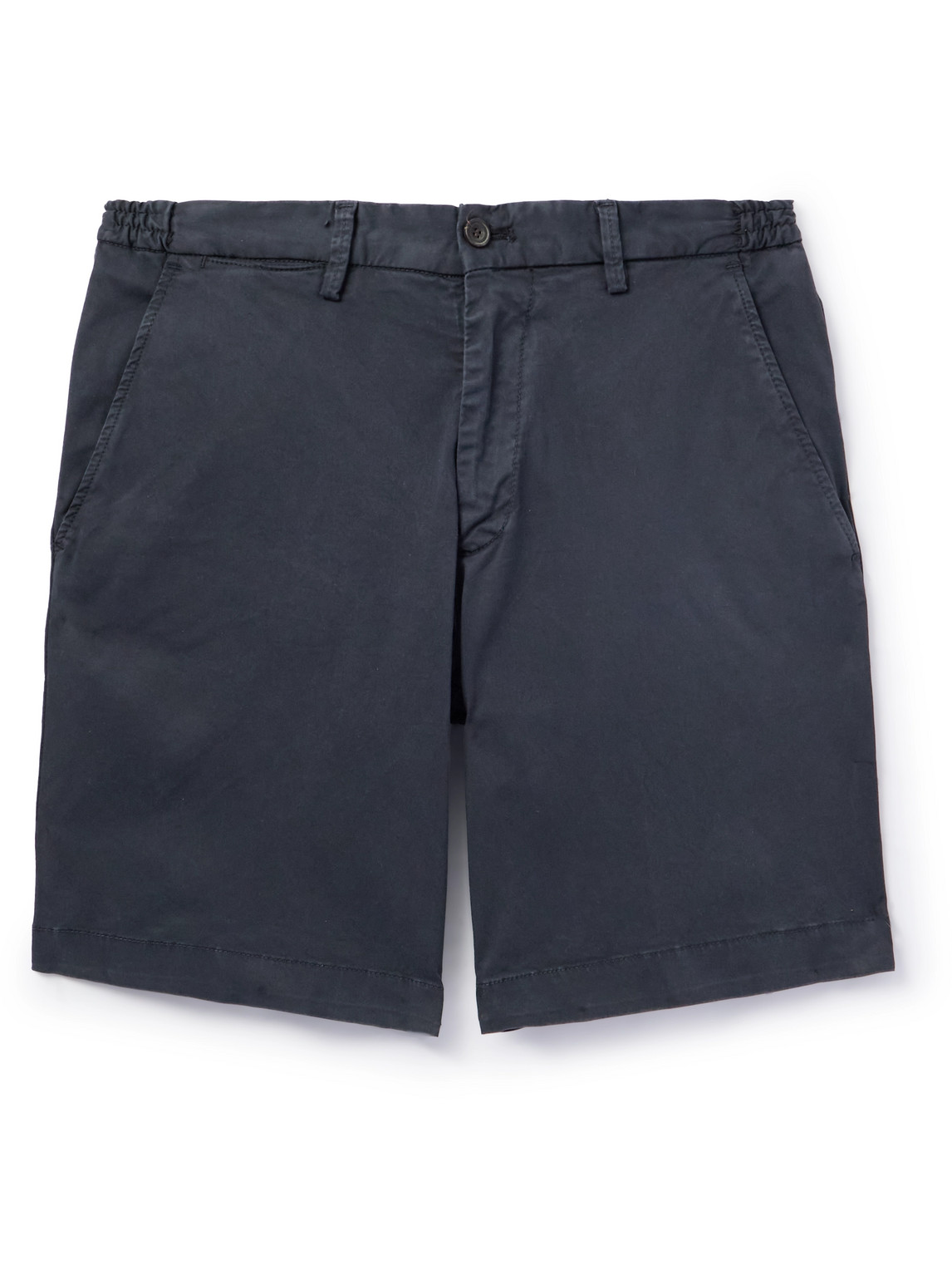 Stretch Linen and Cotton-Blend Shorts