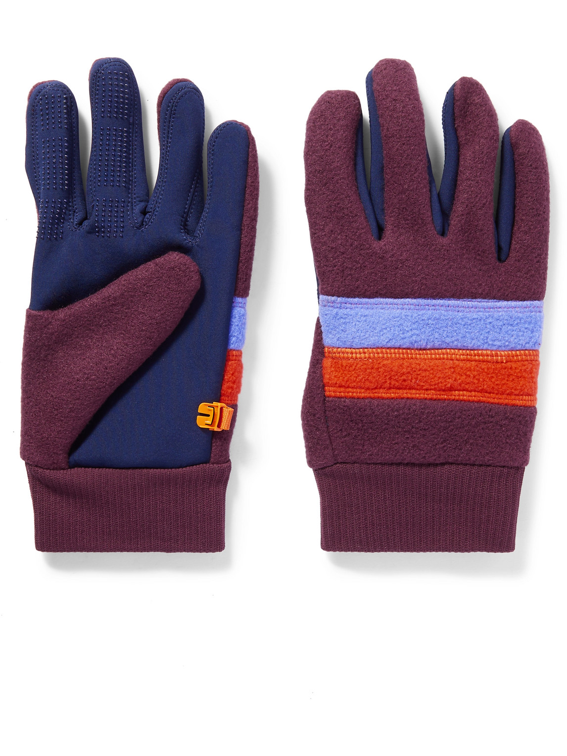Cotopaxi Shell-trimmed Fleece Gloves In Multi