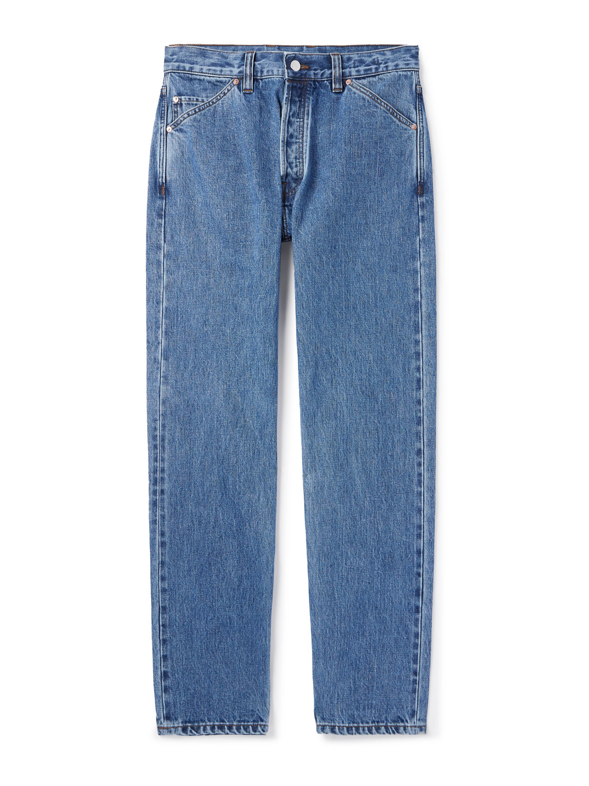 DRAKE'S TAPERED SELVEDGE JEANS