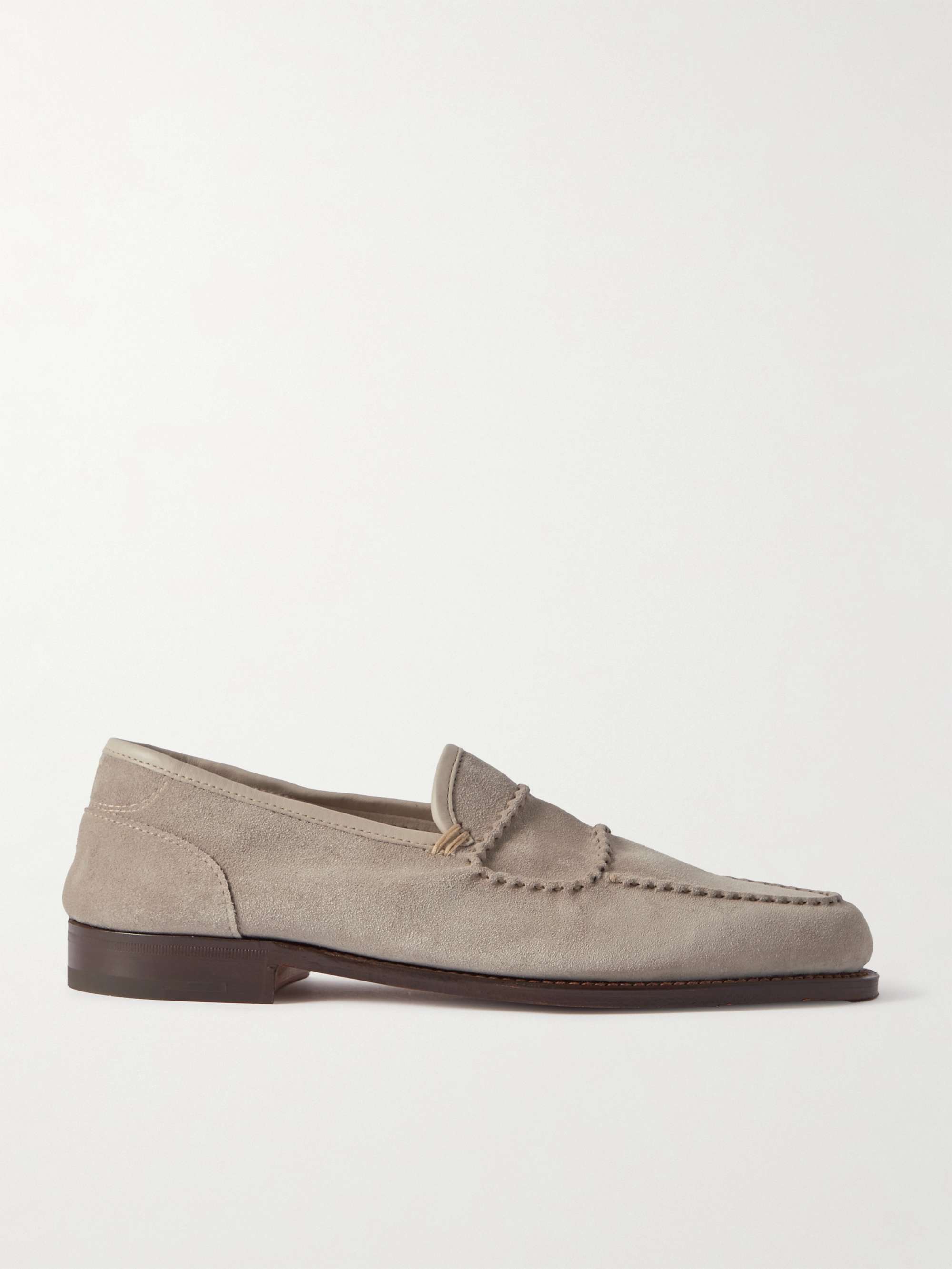 JOHN LOBB Bath スエードローファー | ミスターポーター
