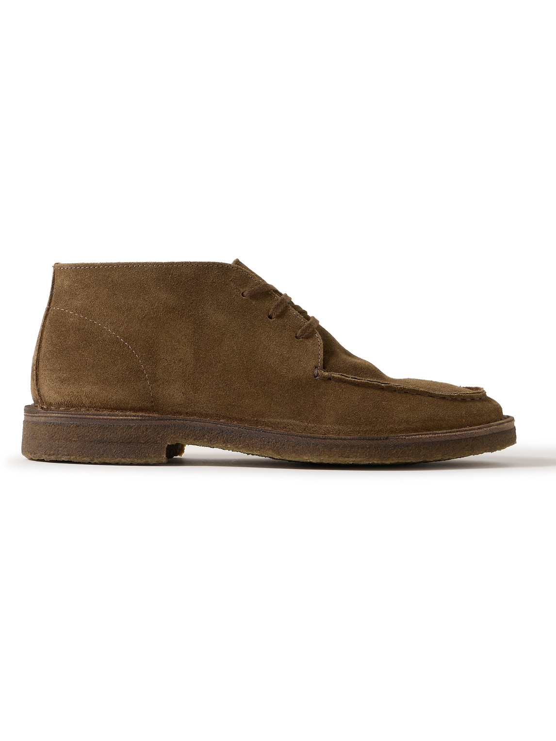 Drake's Crosby Suede Chukka Boots In Brown