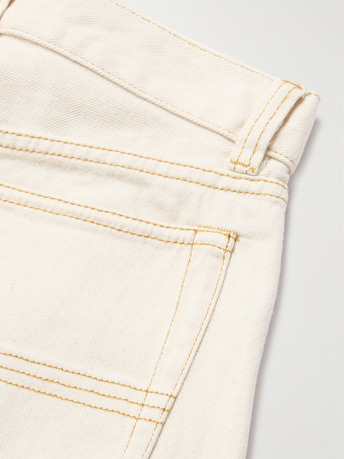 DRAKE'S STRAIGHT-LEG SELVEDGE JEANS