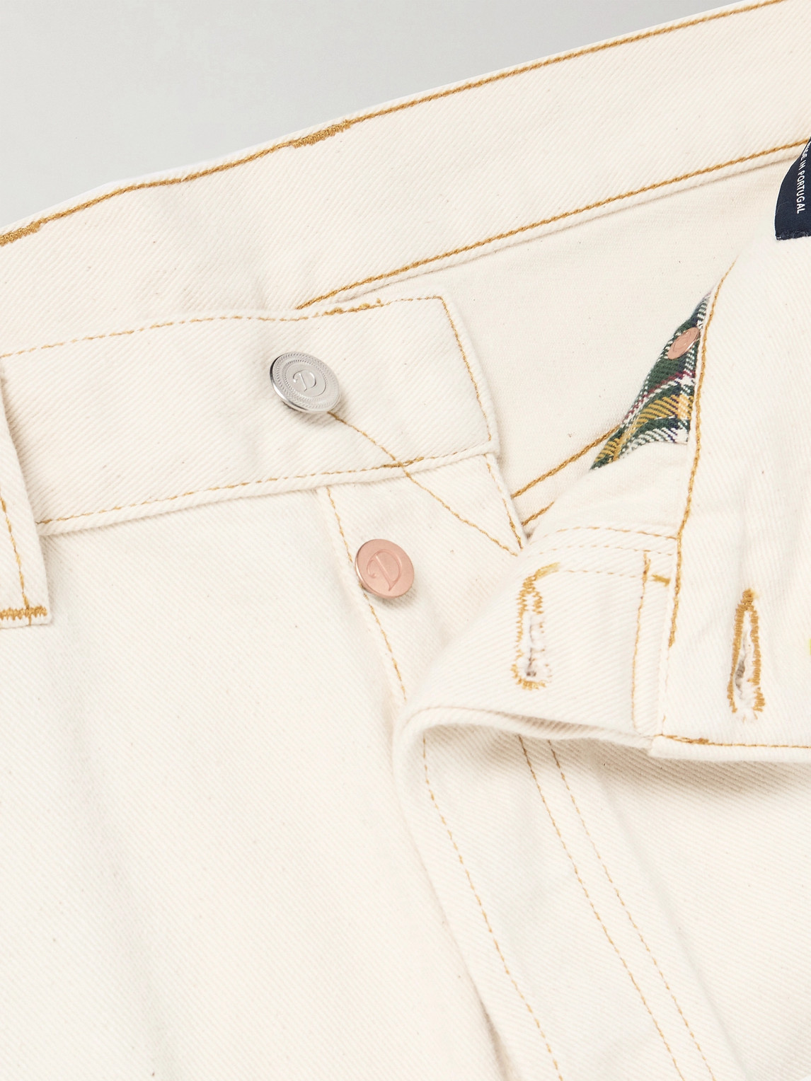 DRAKE'S STRAIGHT-LEG SELVEDGE JEANS