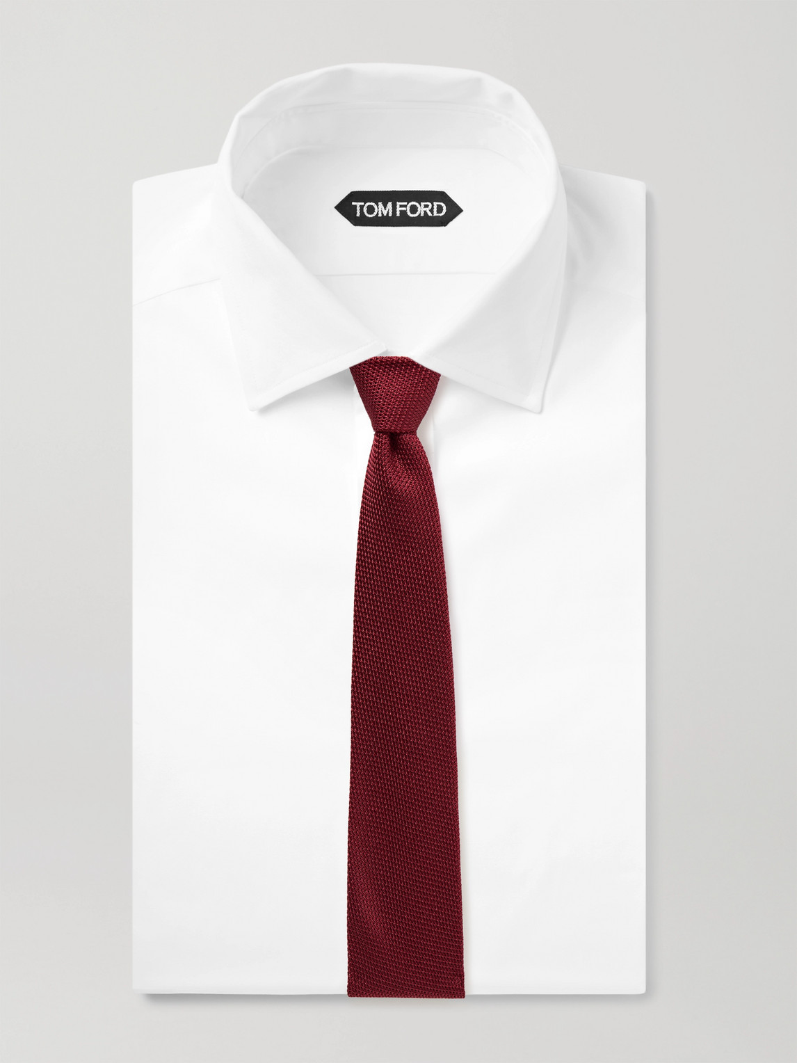 Shop Drake's 8cm Silk-grenadine Tie In Red