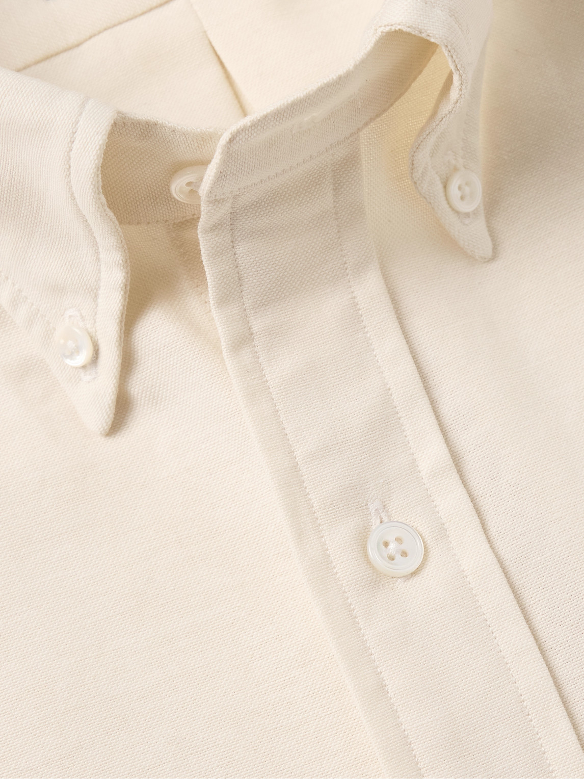 Button-Down Collar Cotton Oxford Shirt