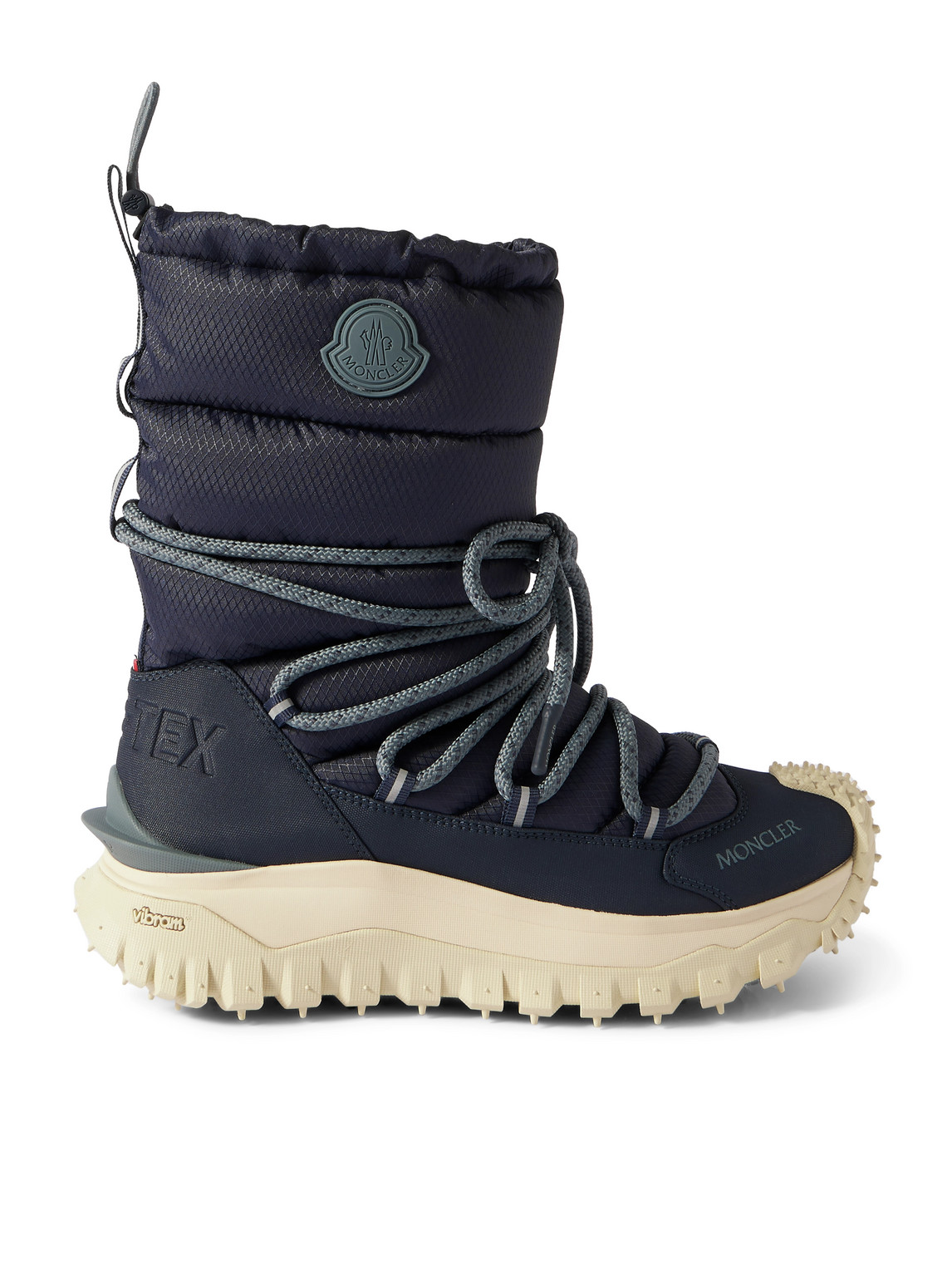Moncler Trailgrip Apres High Gtx Snow Boots In Blue