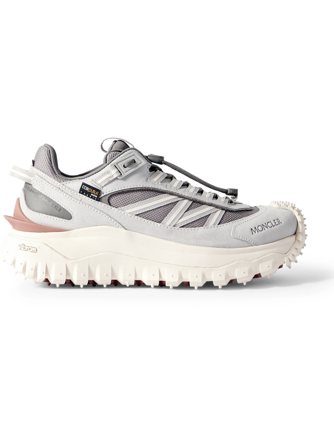 スニーカー Moncler Trailgrip Gtx Mesh Sneakers White & Blue Trailgrip GTX Leather Trainers - Sneakers for