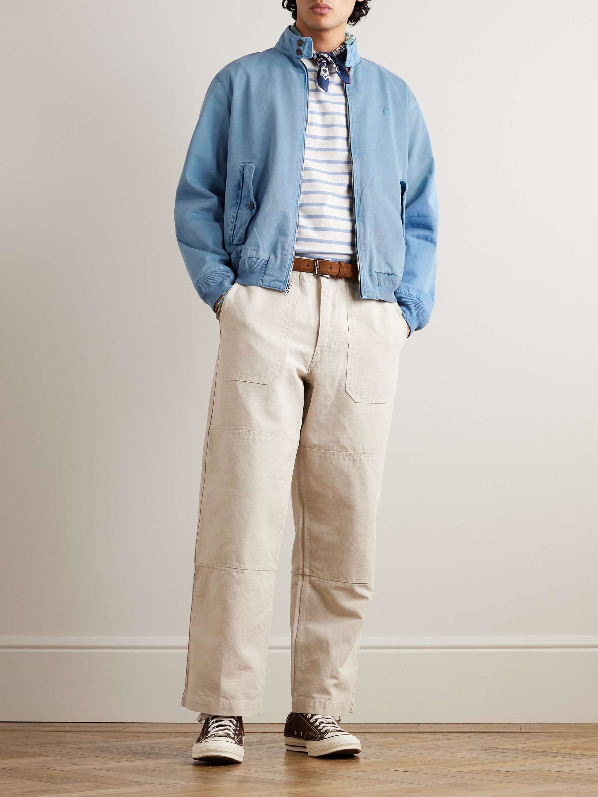 POLO RALPH LAUREN Montauk Garment-Dyed Cotton-Twill Windbreaker for Men ...