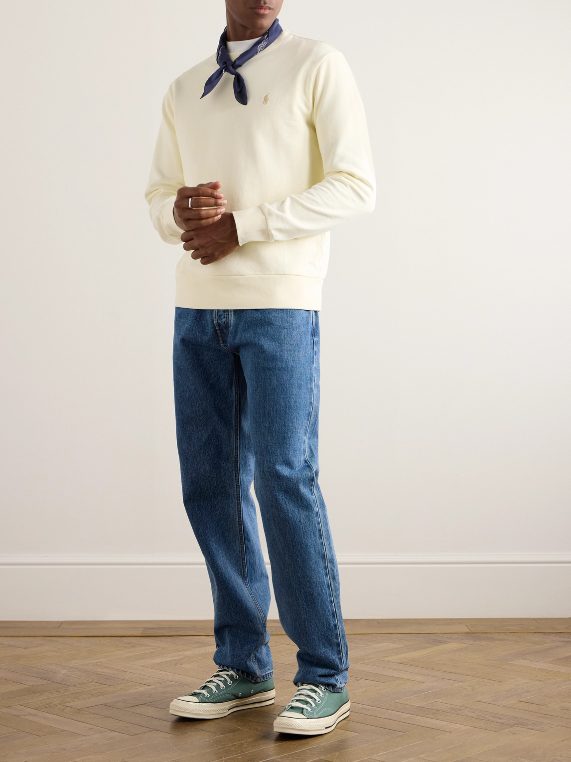 Logo-Embroidered Cotton-Jersey Sweatshirt — 2