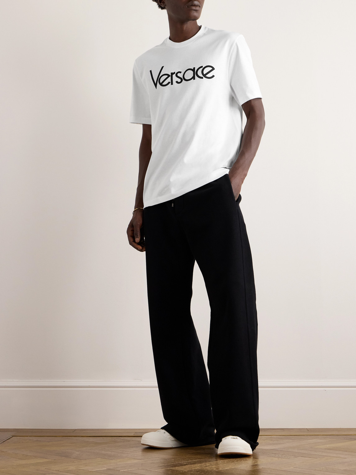 Logo-Embroidered Cotton-Jersey T-Shirt — 2