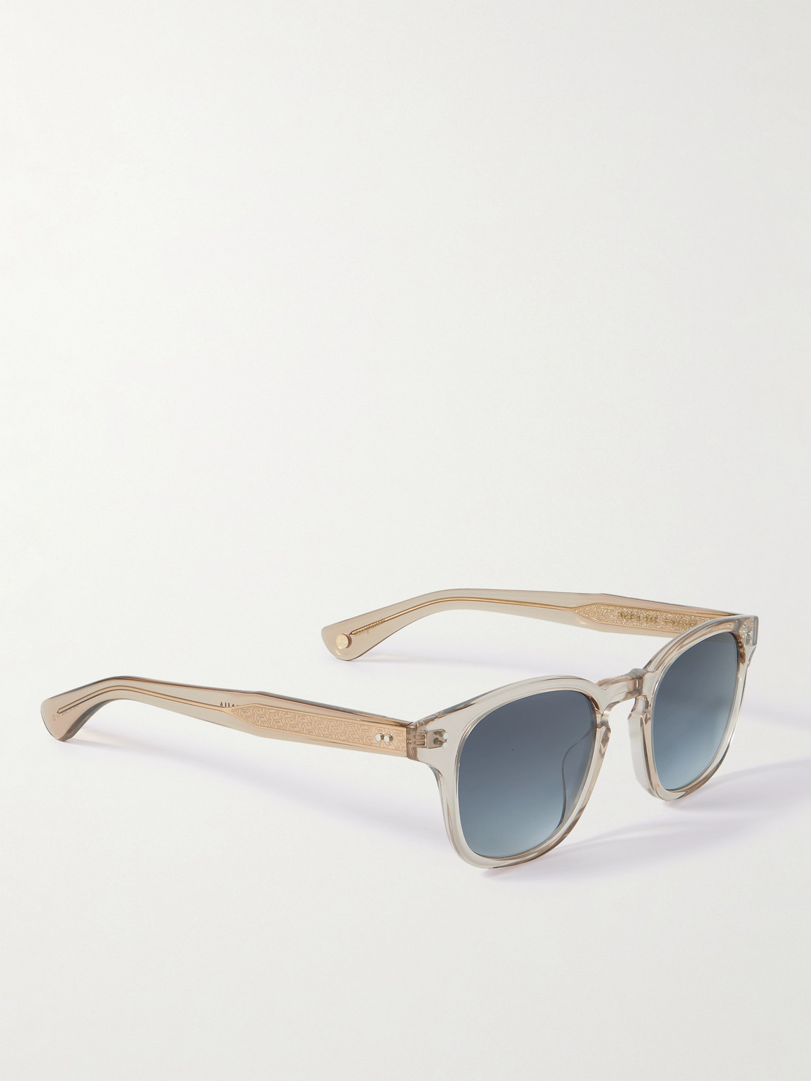 Shop Garrett Leight California Optical Ace Ii D-frame Acetate Sunglasses In Neutrals