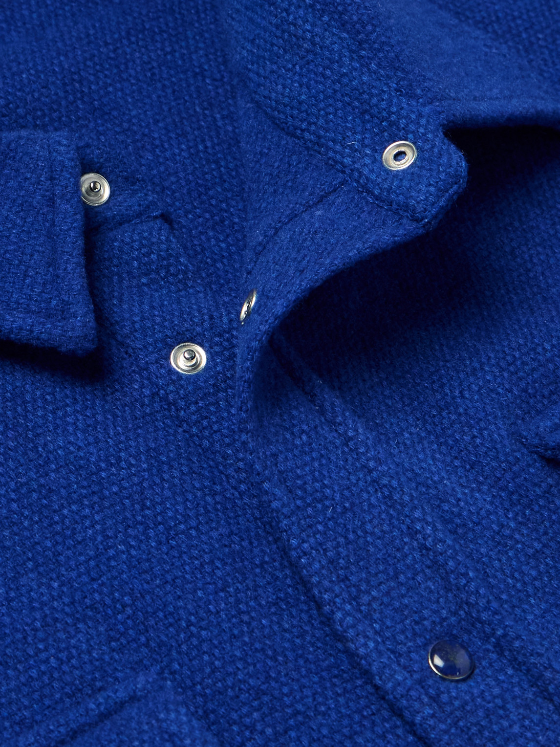 Shop God's True Cashmere Cashmere Shirt In Blue