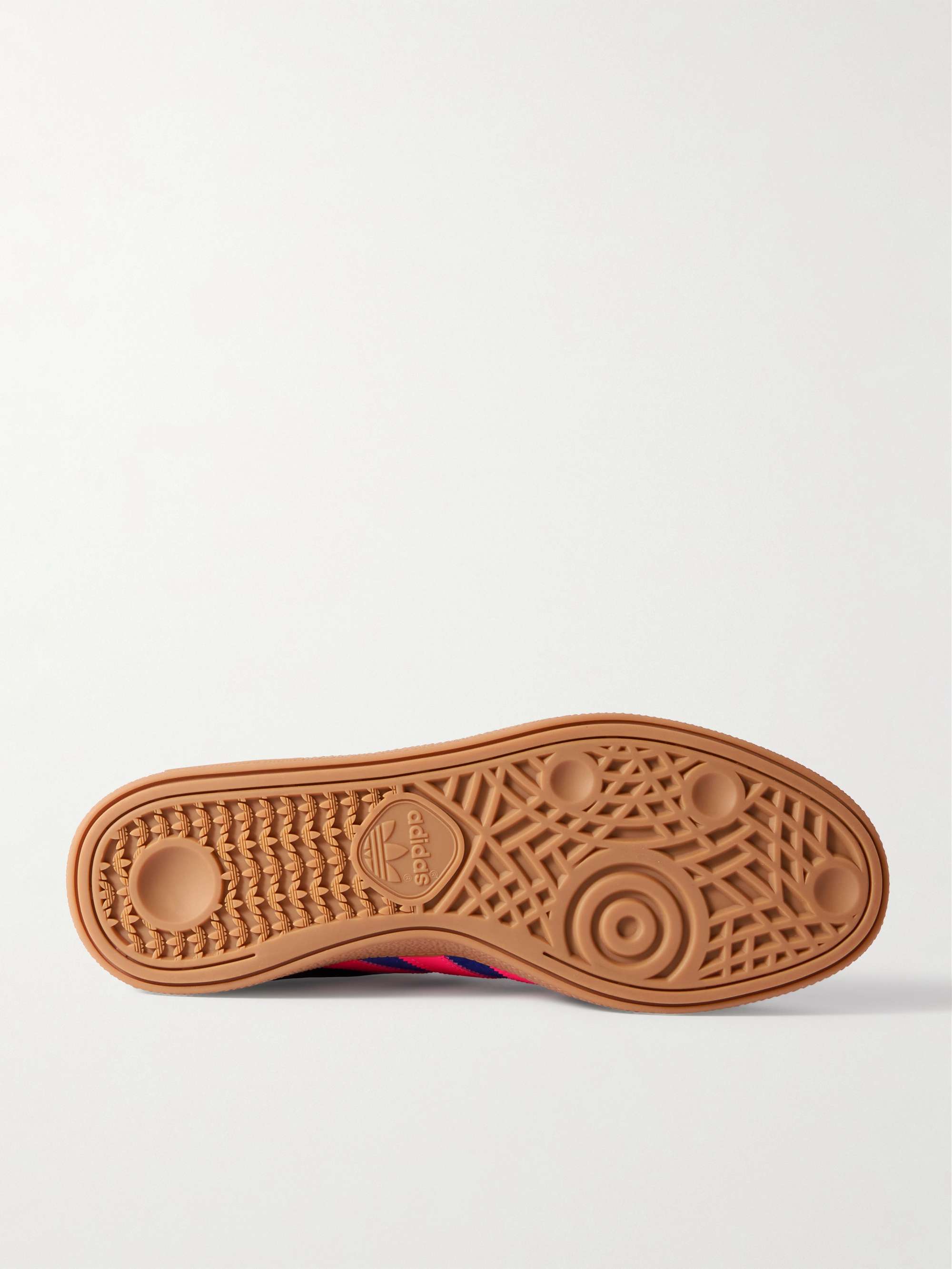 ADIDAS ORIGINALS Handball Spezial Leather-Trimmed Suede Sneakers