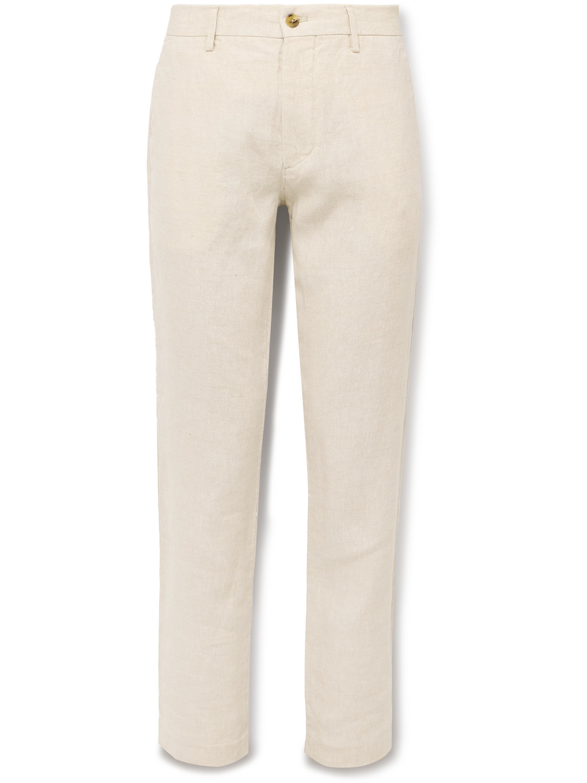 Theo 1454 Tapered Linen Trousers