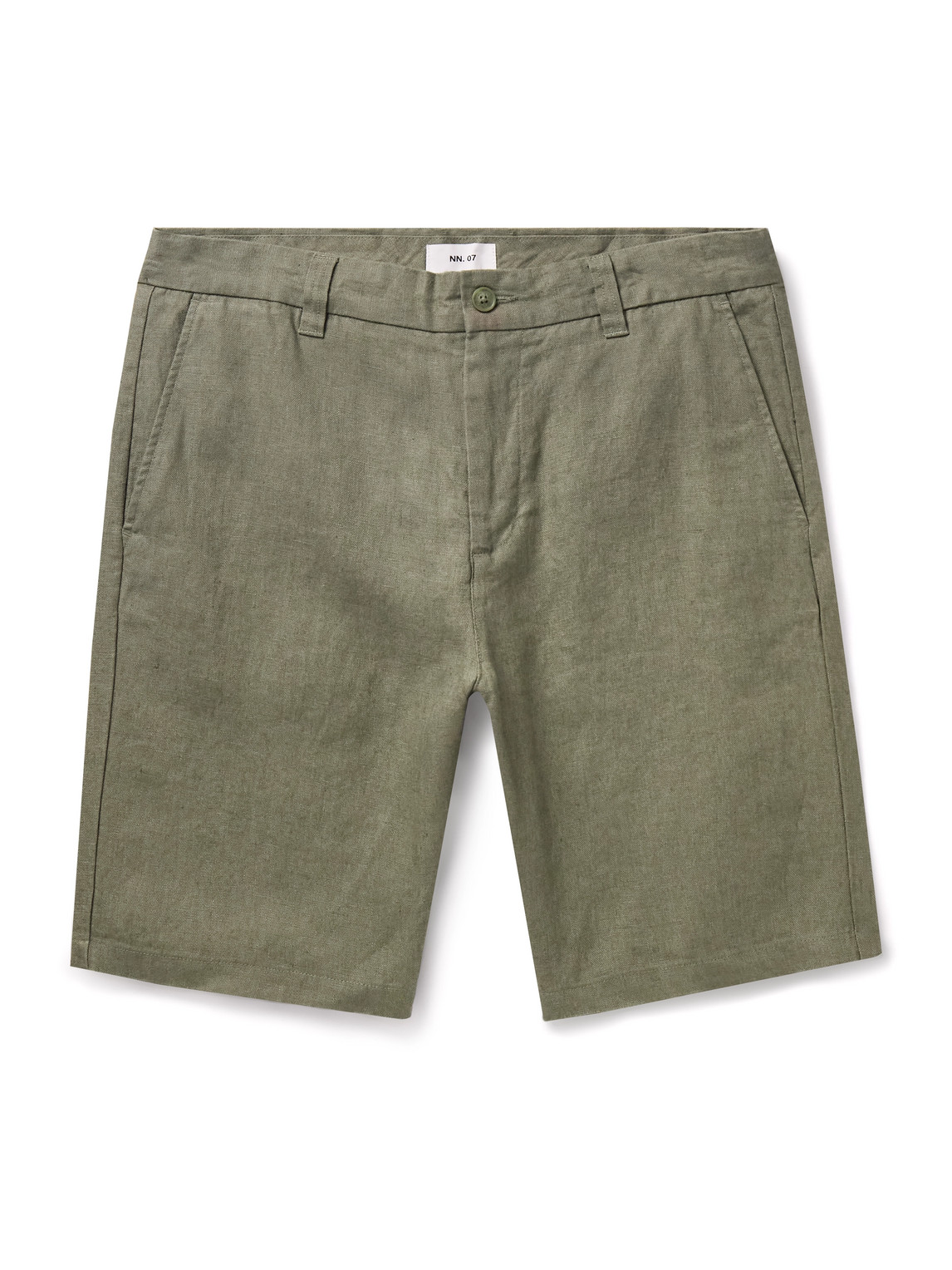 Crown 1454 Straight-Leg Linen Shorts