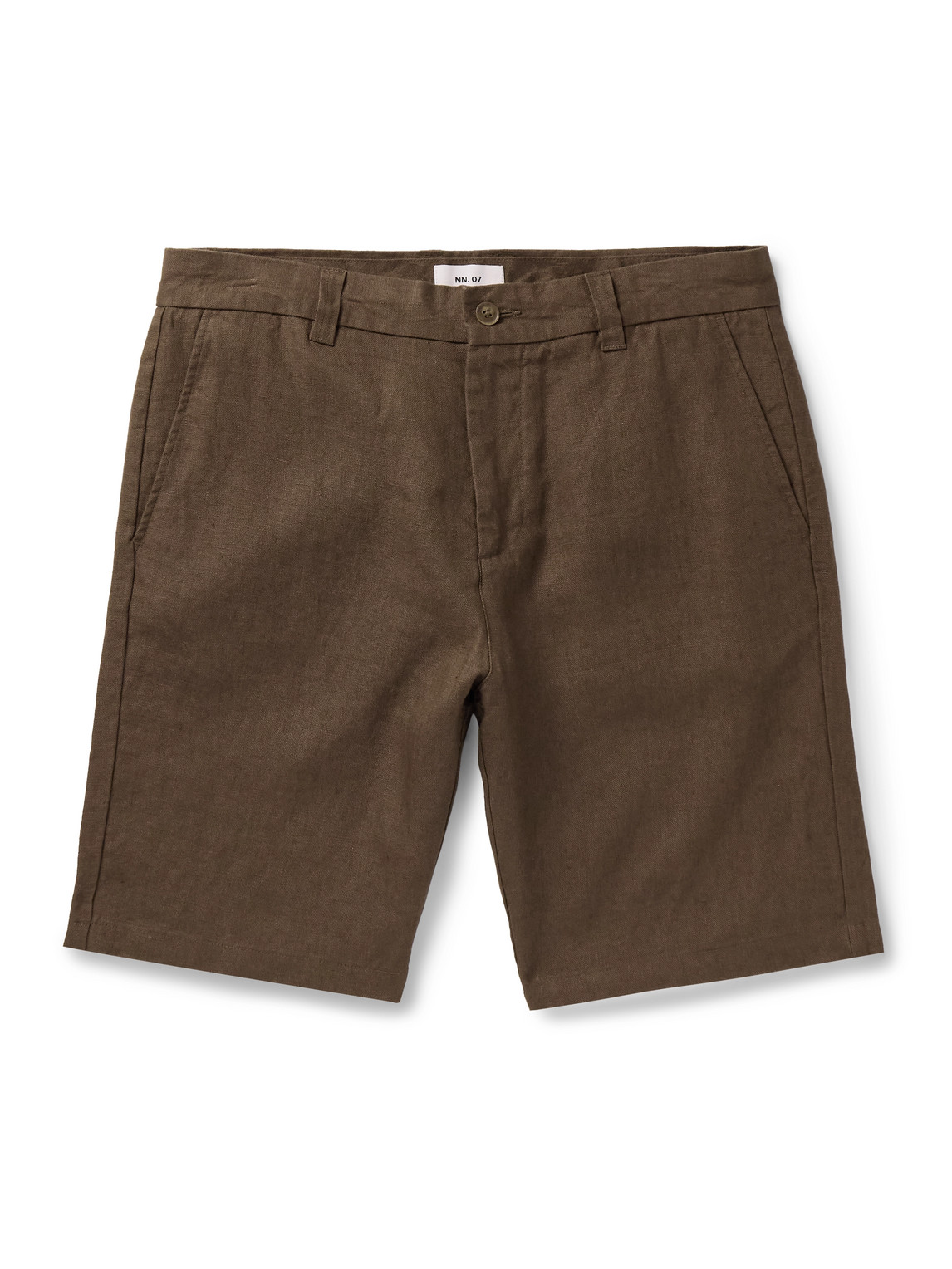 Crown 1454 Straight-Leg Linen Shorts