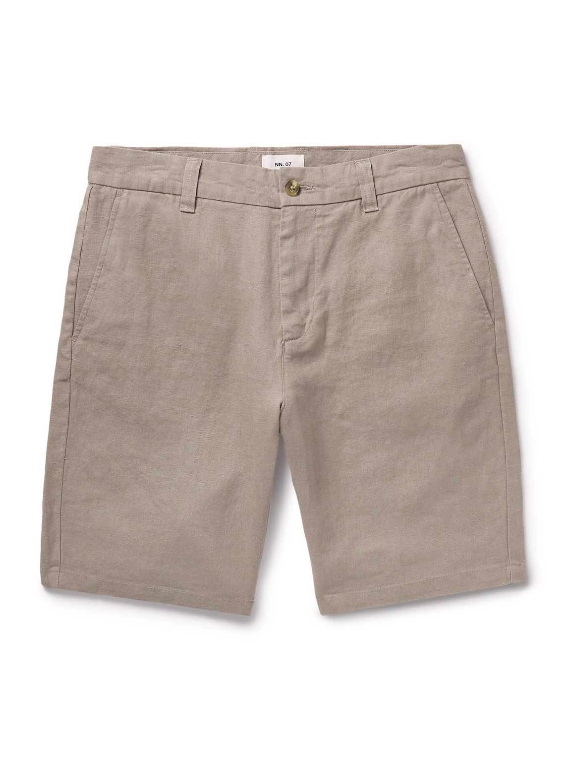 Crown 1454 Straight-Leg Linen Shorts