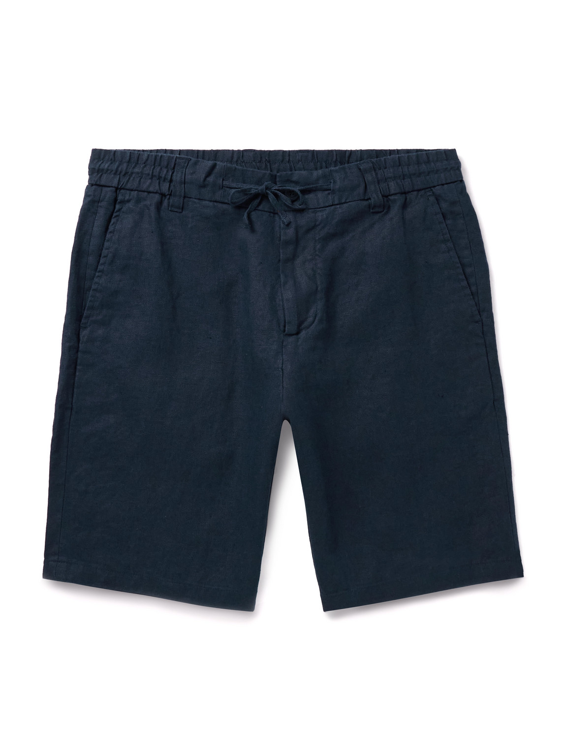 Seb 1454 Straight-Leg Linen Drawstring Shorts