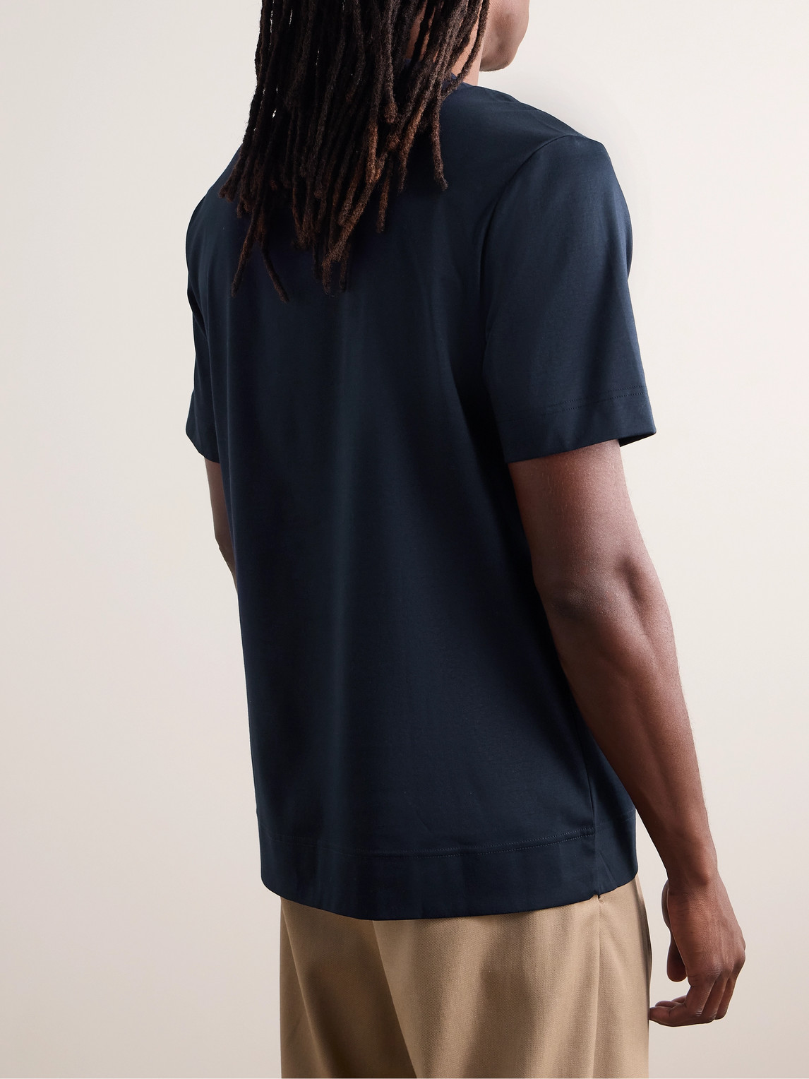 Nn07 Pedro 3525 Embroidered Mercerised Organic Cotton-jersey