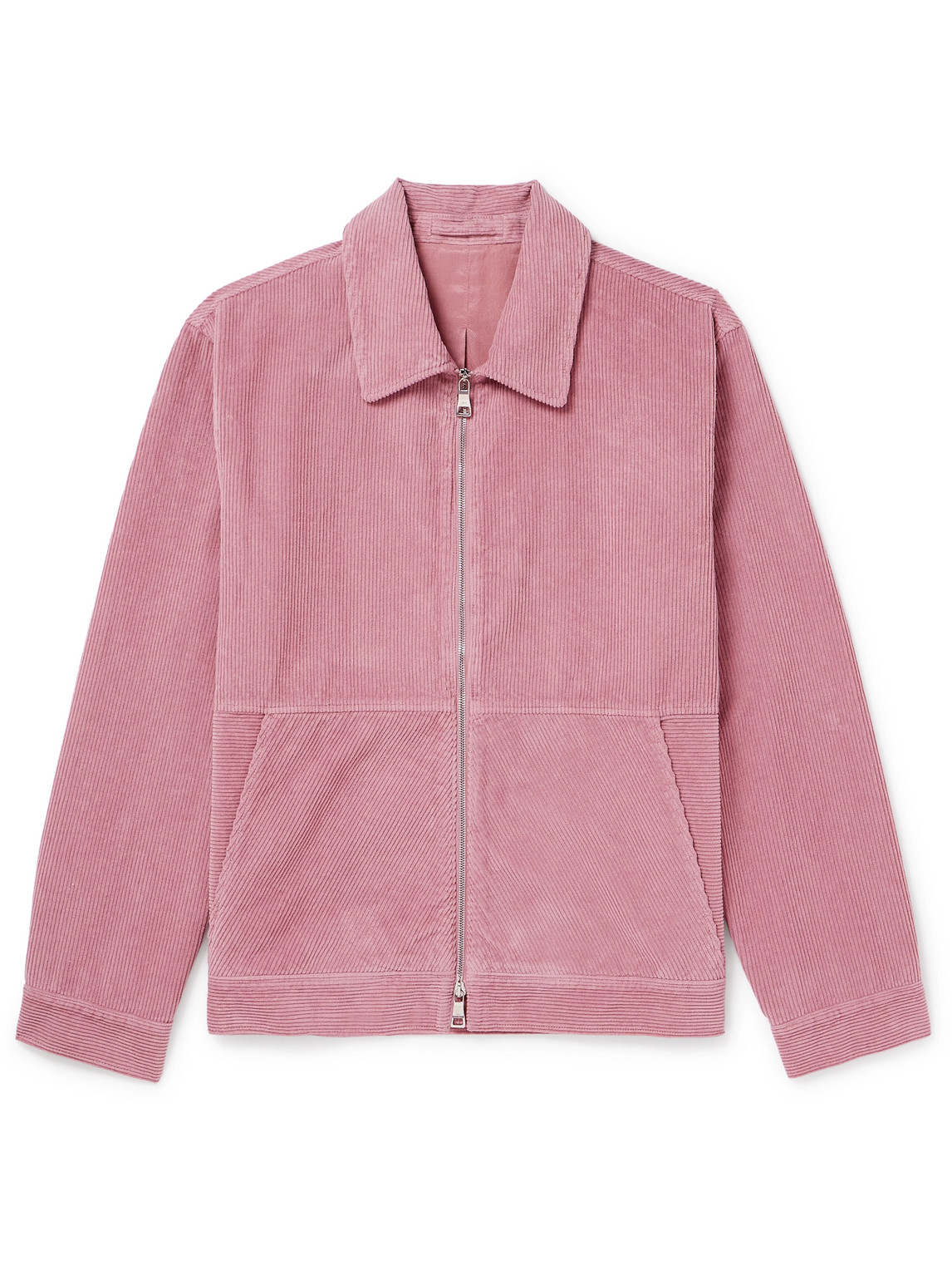 Mr P Cotton-corduroy Blouson Jacket In Pink