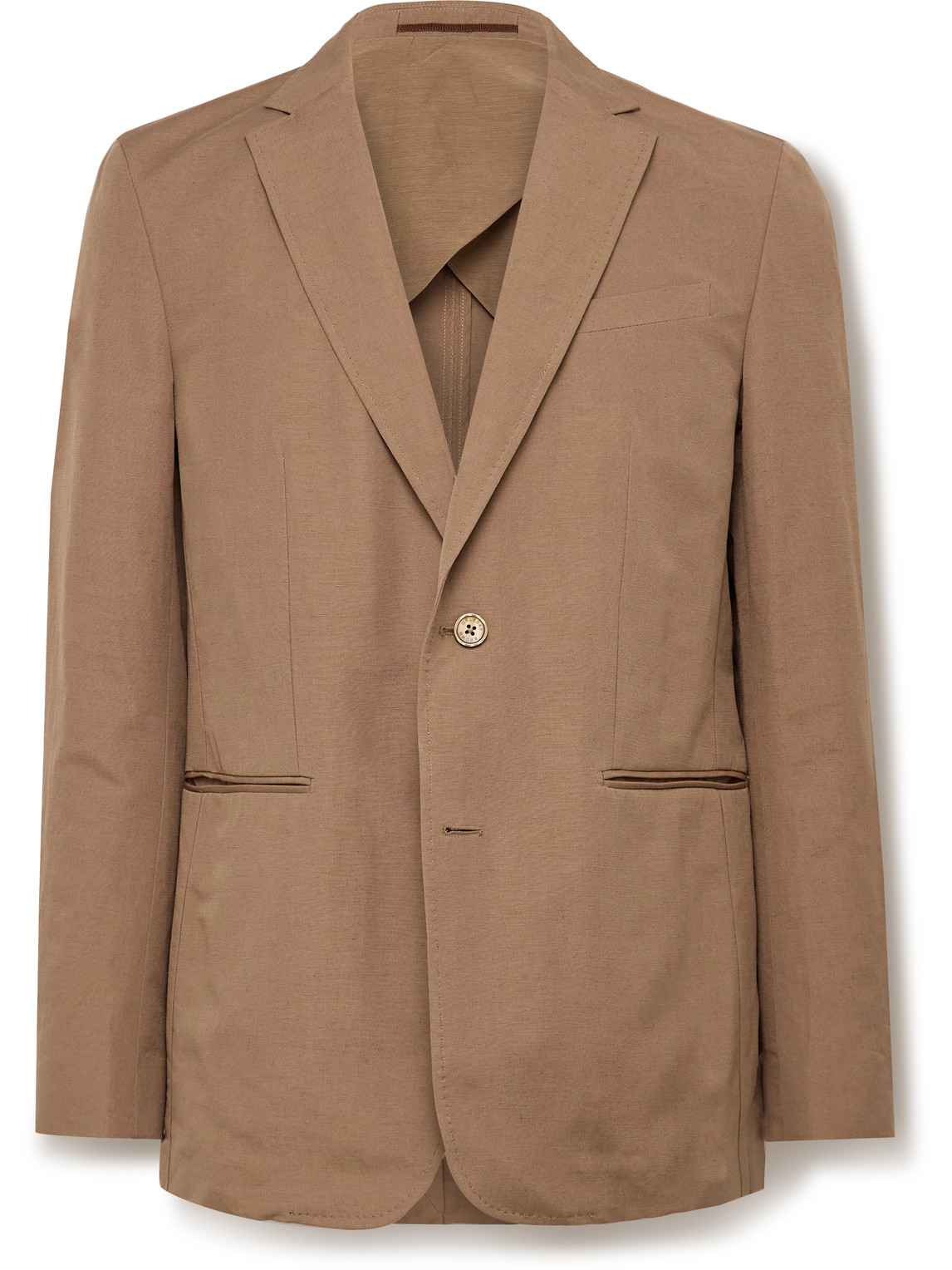 Garret Slim-Fit Unstructured Linen and Cotton-Blend Suit Jacket