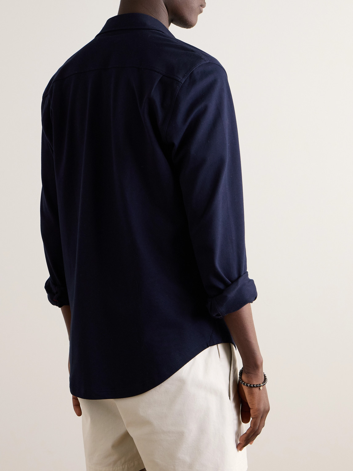 Giles Cotton-Piqué Shirt