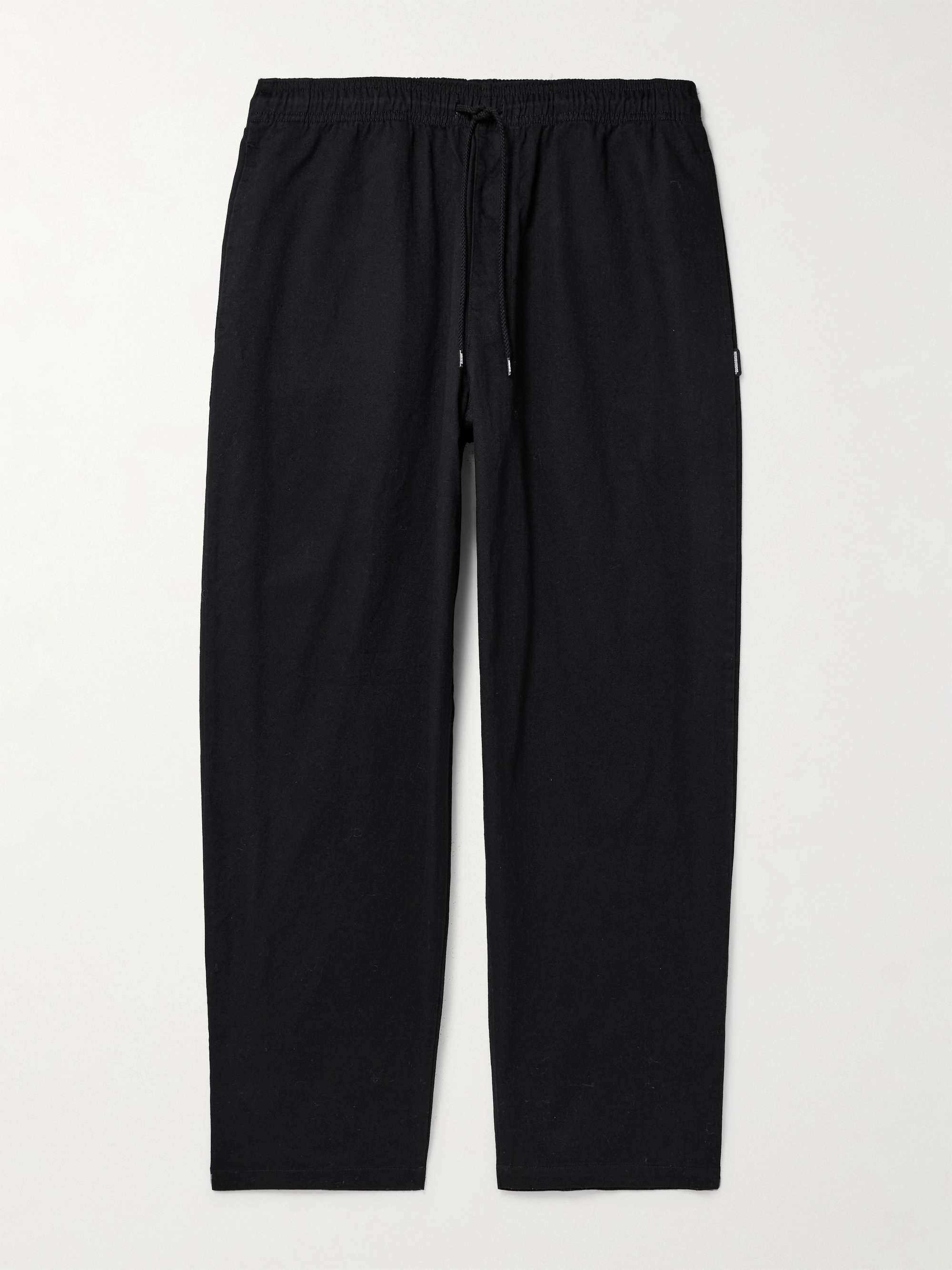 Drawstring joggers in twill best sale