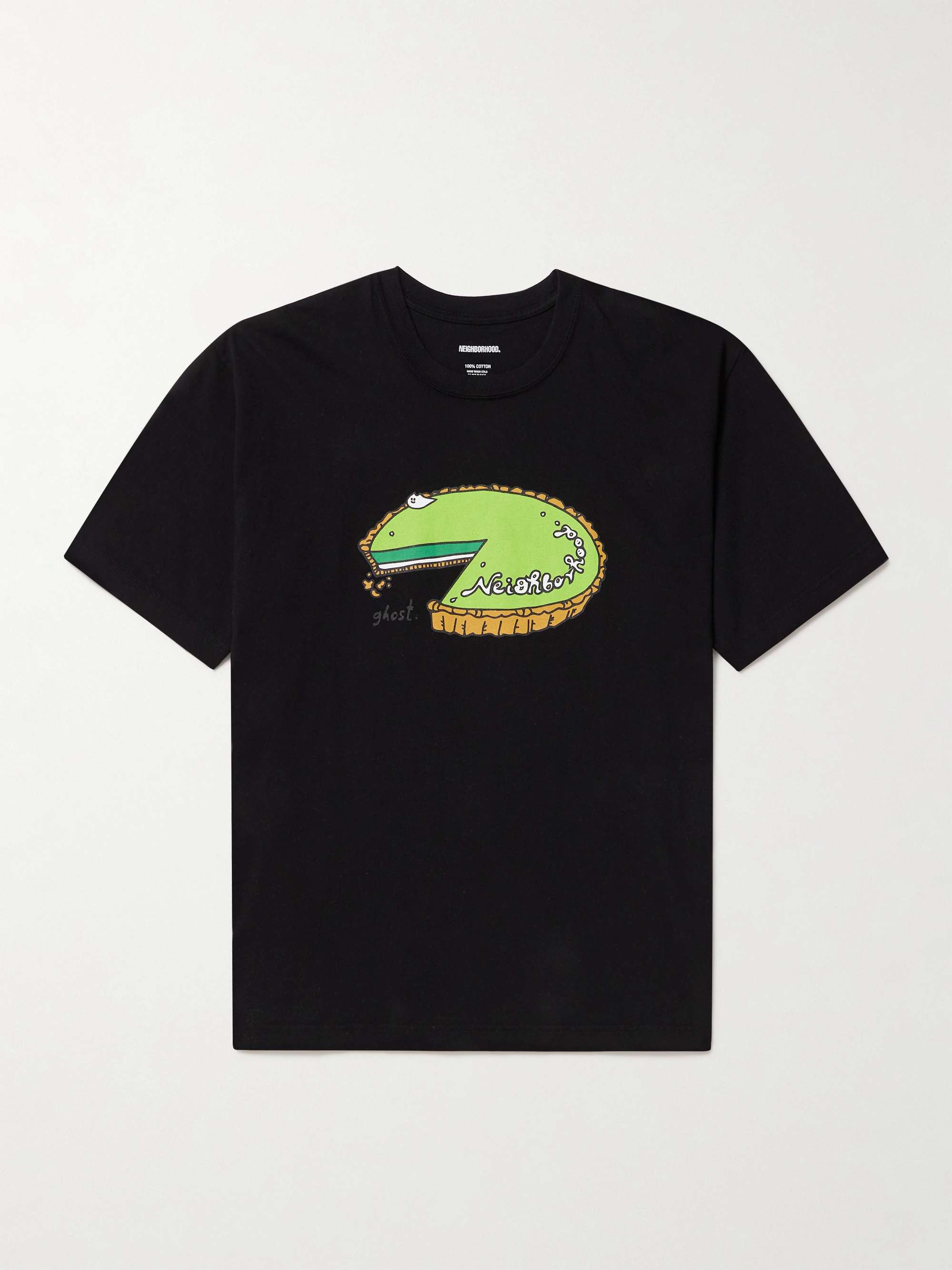 NEIGHBORHOOD + ghost. Printed Cotton-Jersey T-Shirt for Men | MR 