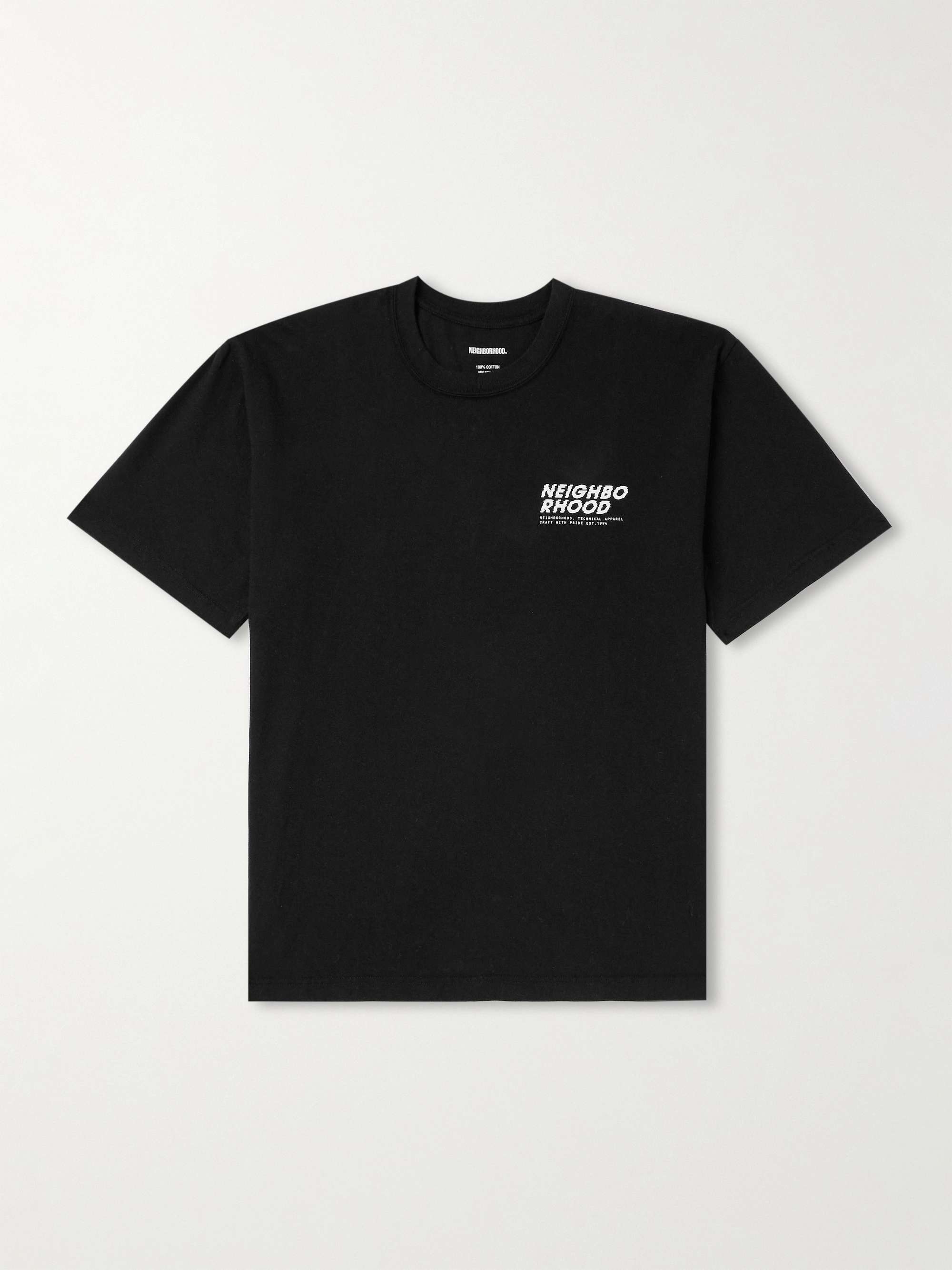 NEIGHBORHOOD Logo-Print Cotton-Jersey T-Shirt for Men | MR PORTER