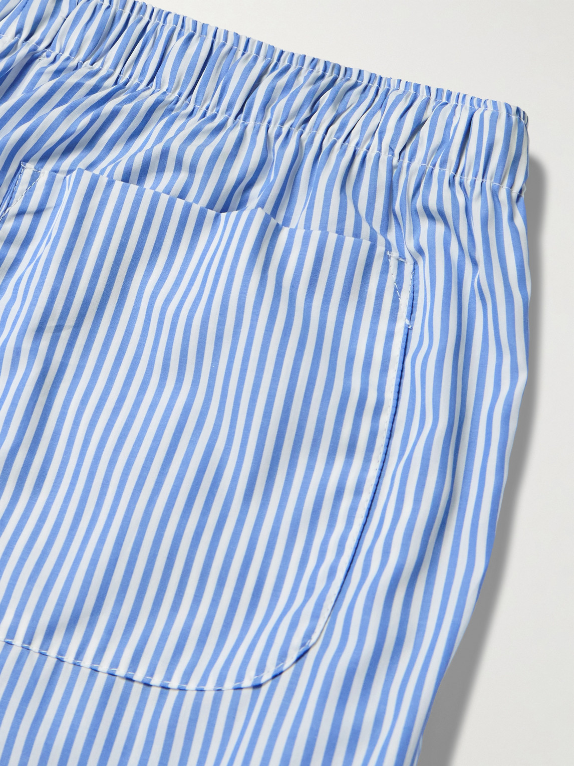  Derek Rose - James Cotton-poplin Pyjama Trousers - Men - Blue - S 