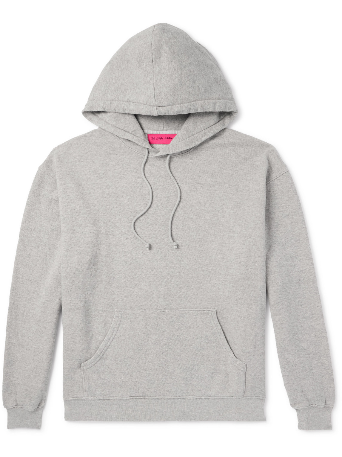 The Elder Statesman Daily Cotton And Cashmere-blend Hoodie In Gray