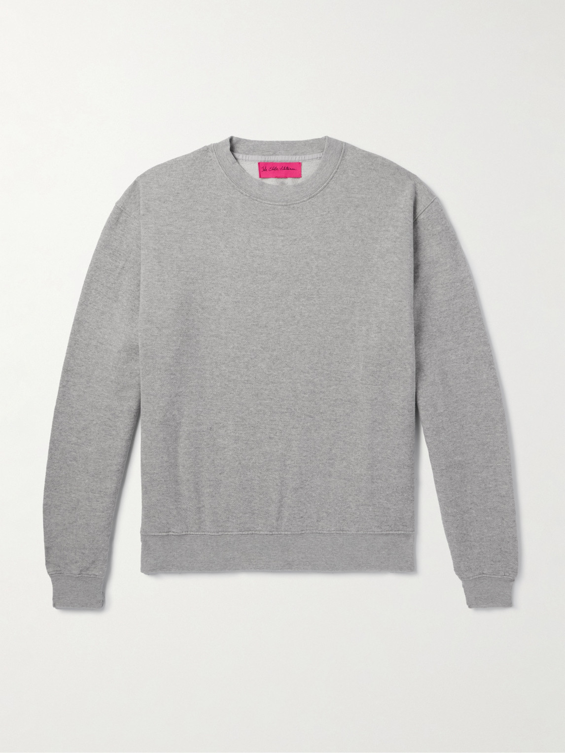 The Elder Statesman Daily Crew Cotton and Cashmere-Blend Jersey Sweatshirt - Men
