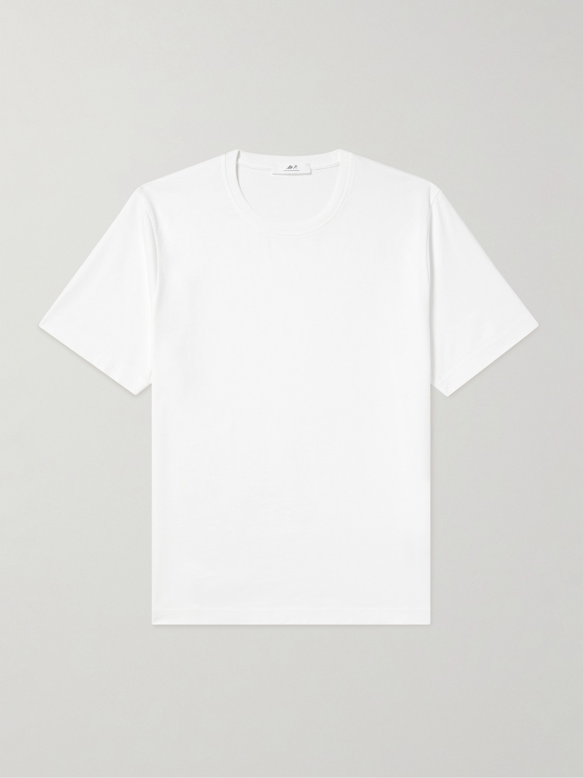 MR P. Organic and Recycled Cotton-Jersey T-Shirt - Men