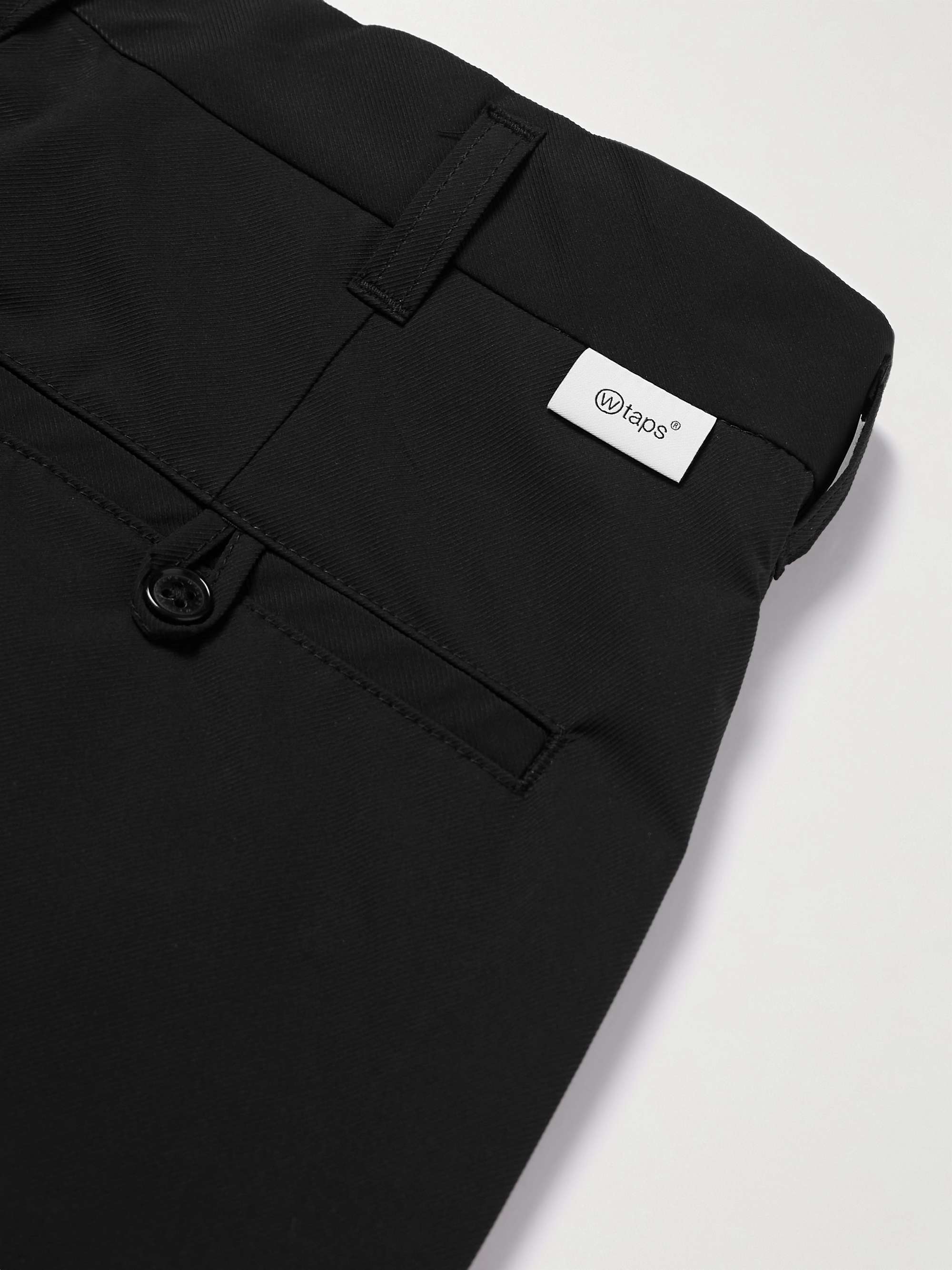 Black Straight-Leg Twill Trousers | WTAPS® | MR PORTER