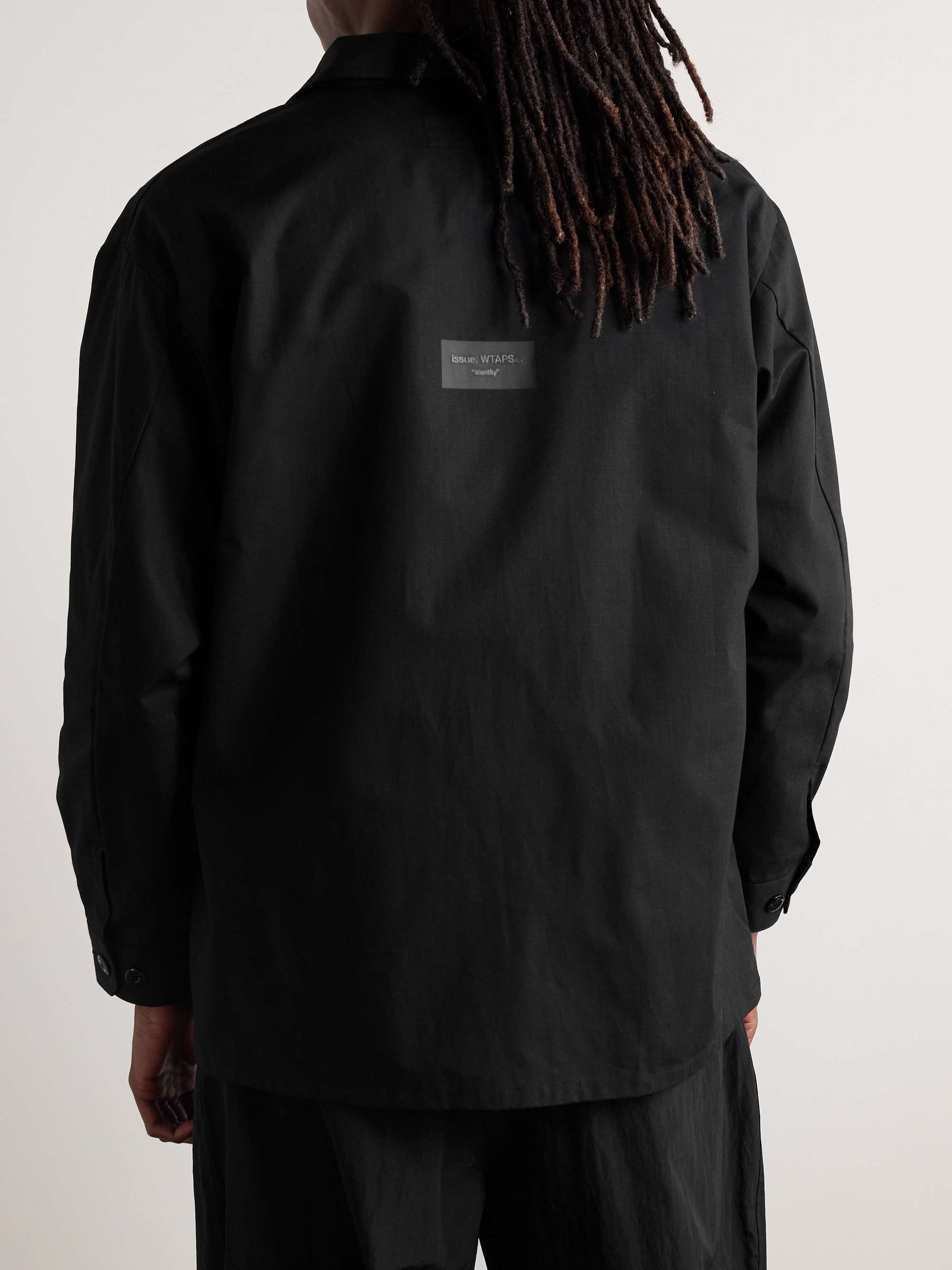 WTAPS® Logo-Embroidered Cotton-Ripstop Overshirt for Men