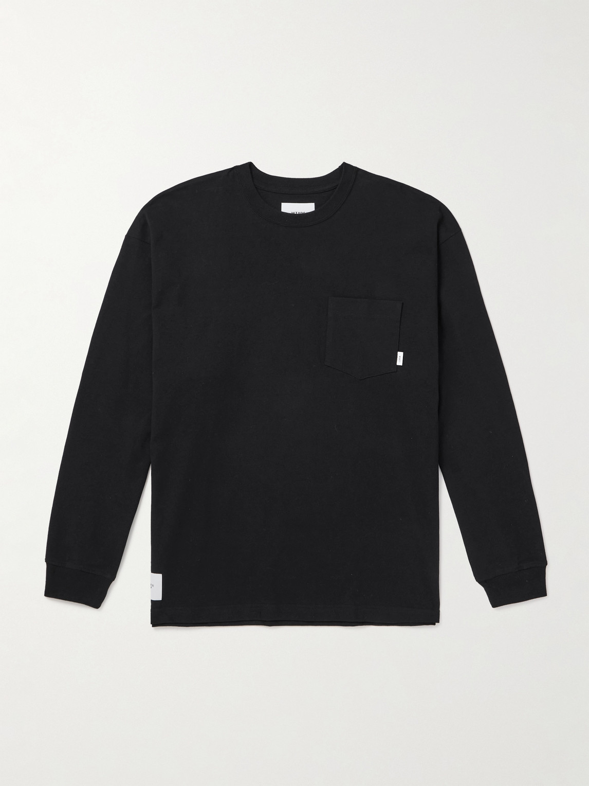 WTAPS – Logo-Print Appliquéd Cotton-Jersey T-Shirt