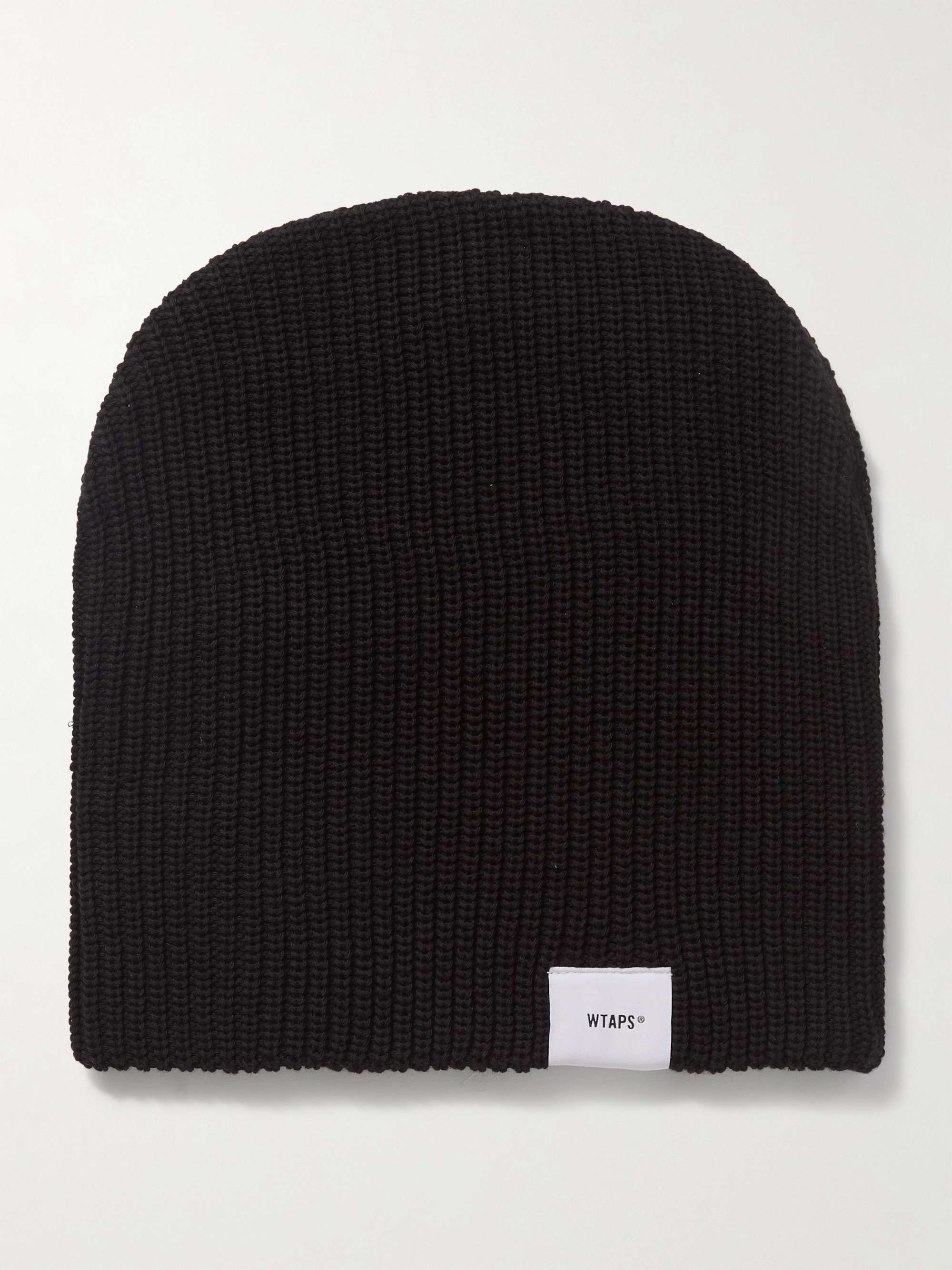 新品 ユニセックスWtaps リブ　パッチ　ビーニー beanie WTAPS ビーニー